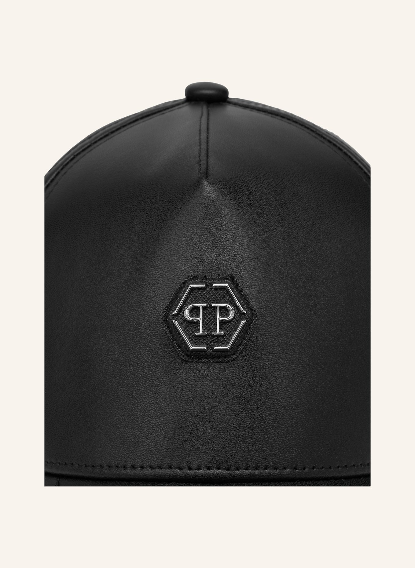 PHILIPP PLEIN Baseballkappe HEXAGON: SCHWARZ