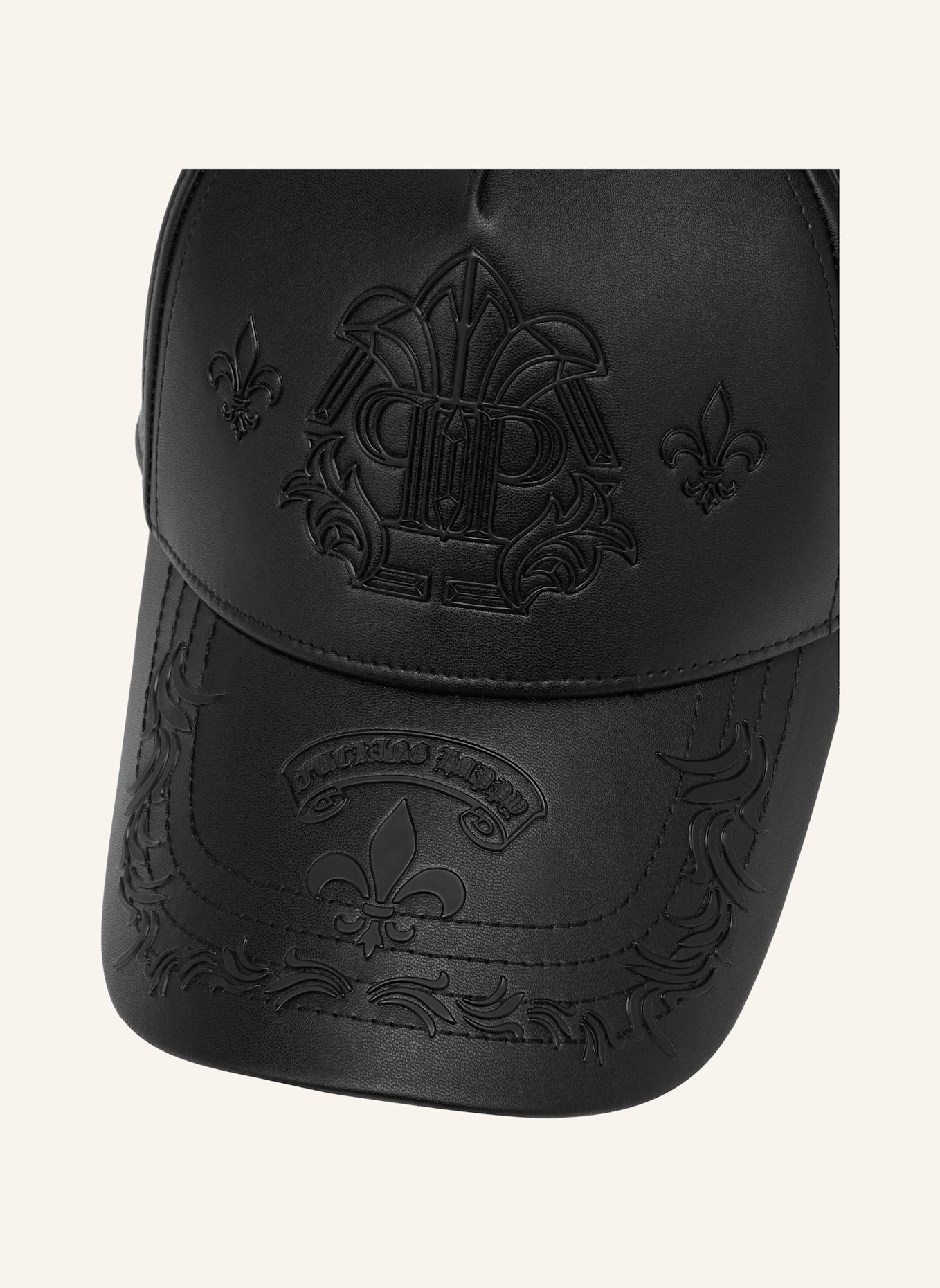 PHILIPP PLEIN Baseballkappe GOTHIC PLEIN: SCHWARZ