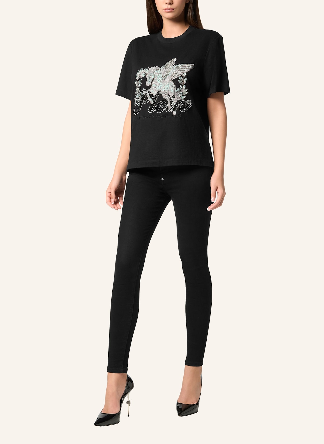 PHILIPP PLEIN T-Shirt Man Fit: SCHWARZ