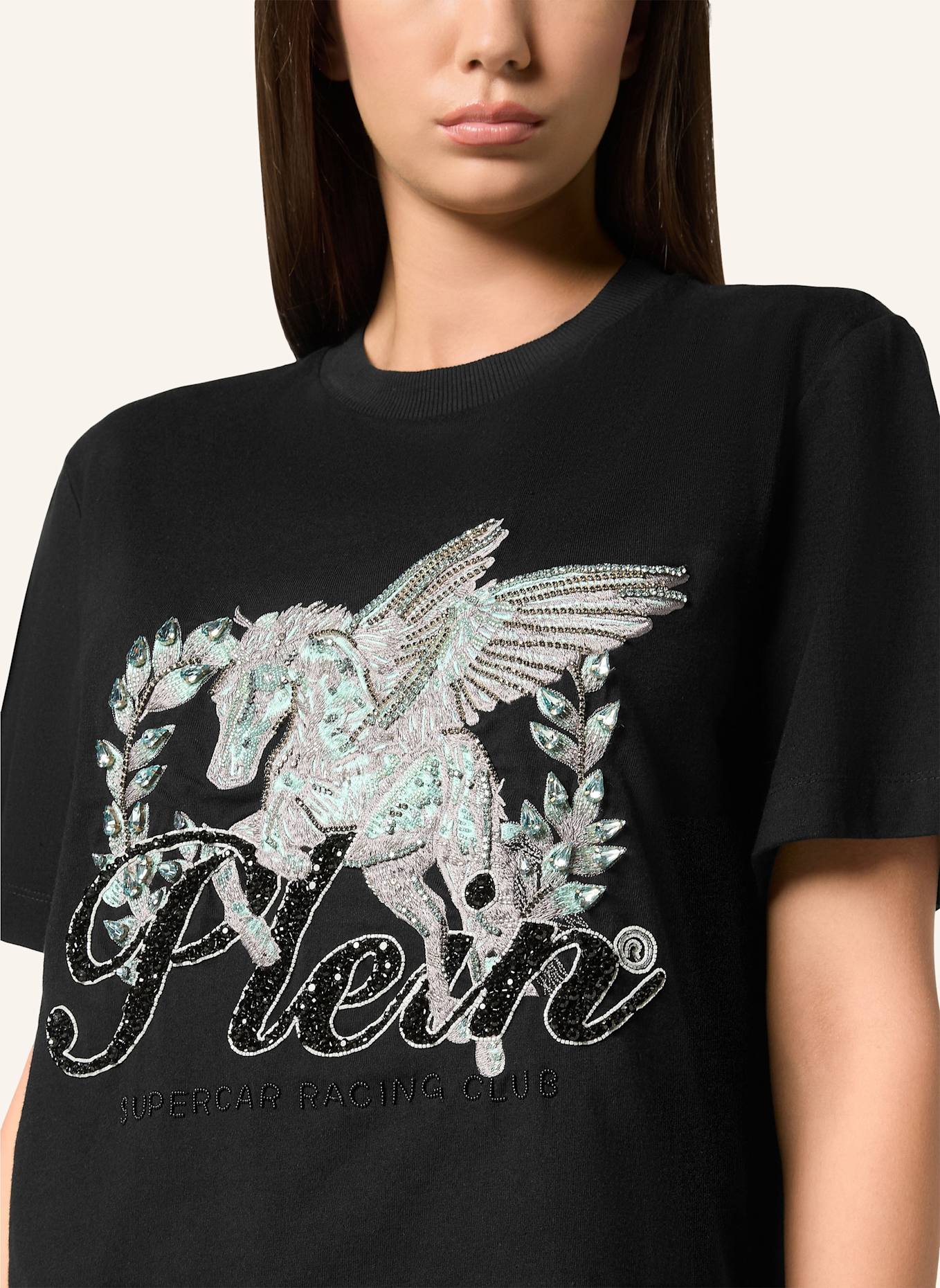 PHILIPP PLEIN T-Shirt Man Fit: SCHWARZ