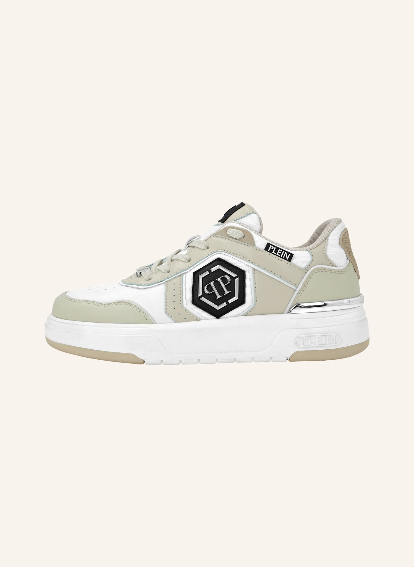 PHILIPP PLEIN Low-Top Turnschuhe PREDATOR: BEIGE