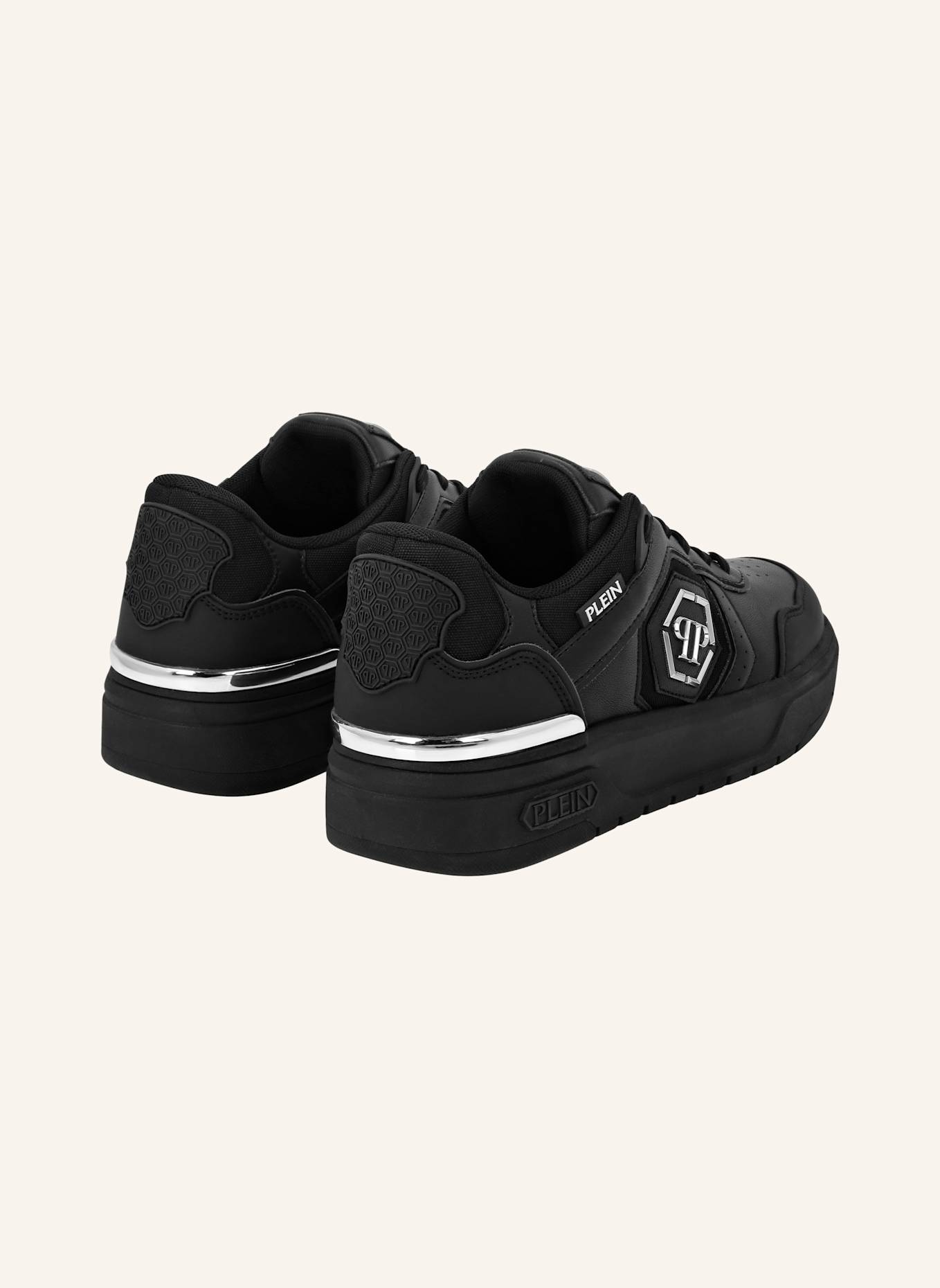 PHILIPP PLEIN Low-Top Turnschuhe PREDATOR: SCHWARZ
