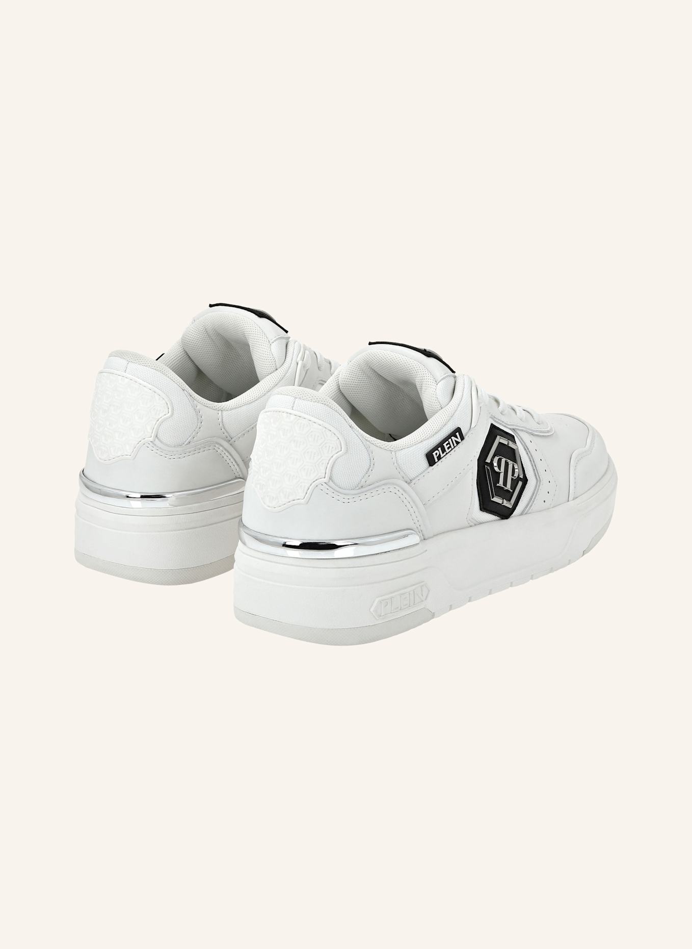 PHILIPP PLEIN Low-Top Turnschuhe PREDATOR: WEISS
