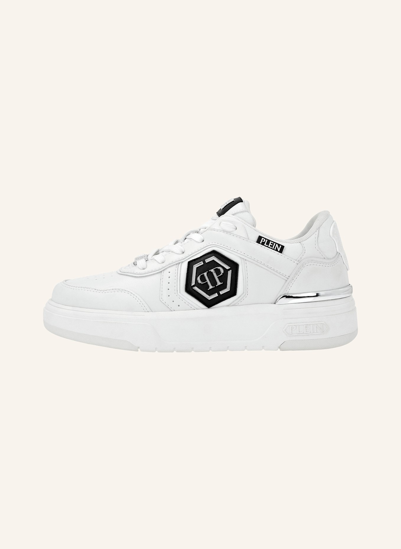 PHILIPP PLEIN Low-Top Turnschuhe PREDATOR: WEISS