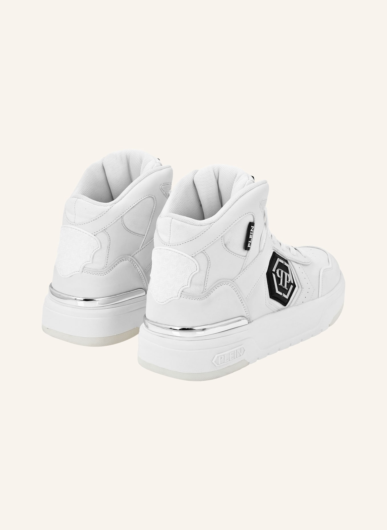 PHILIPP PLEIN Hochwertige Turnschuhe PREDATOR: WEISS