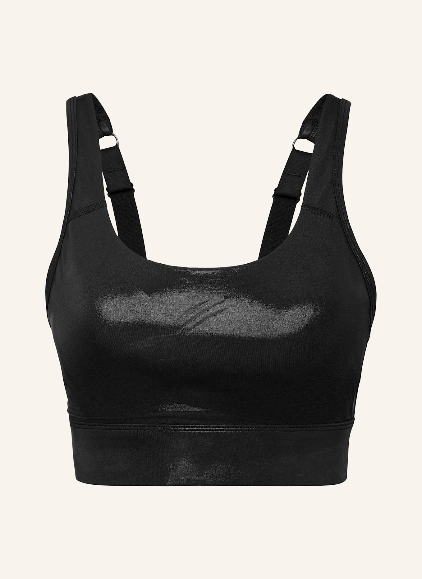 PLEIN SPORT Sport BH SCRATCH: SCHWARZ