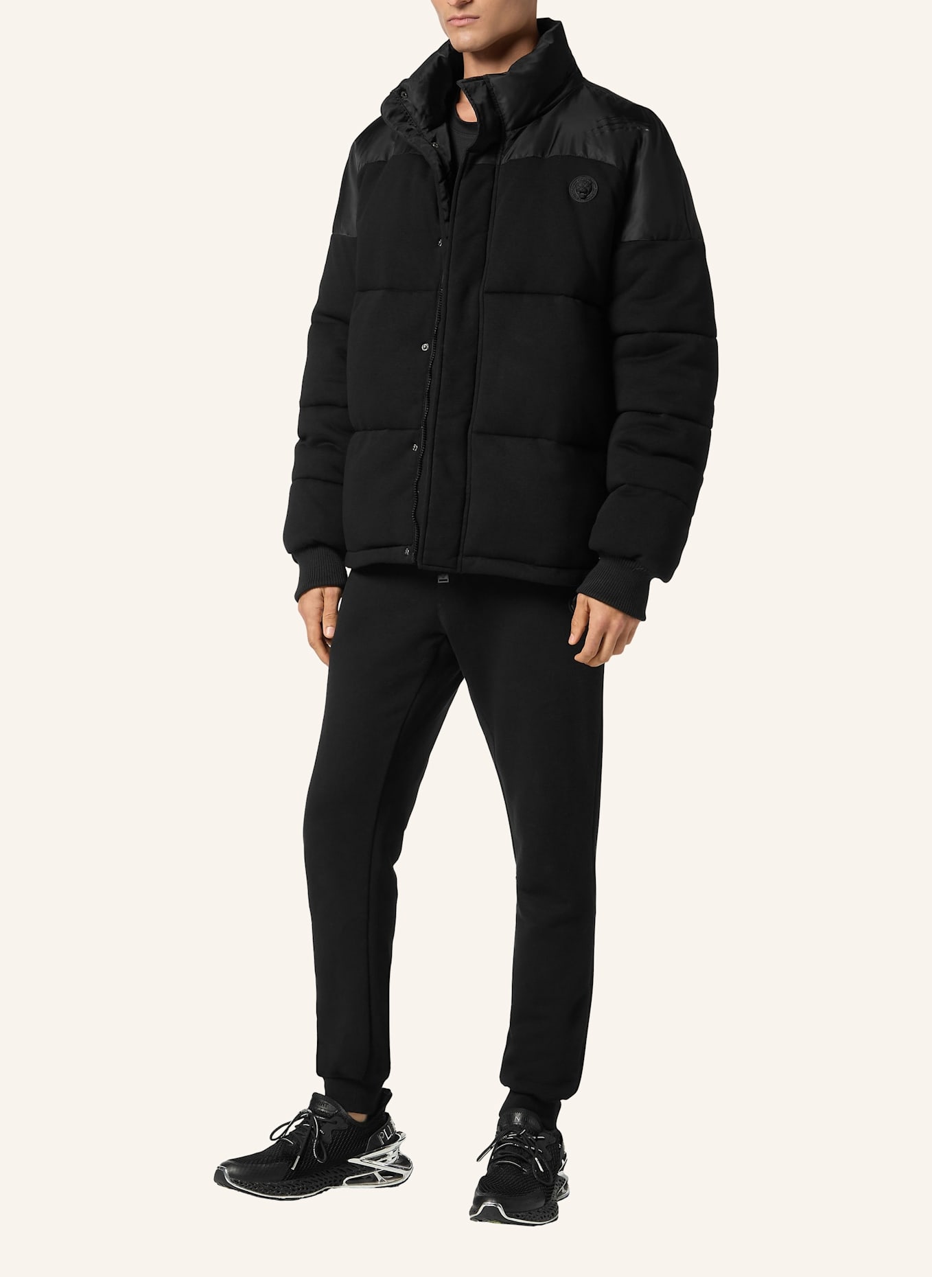 PLEIN SPORT Daunenjacke: SCHWARZ