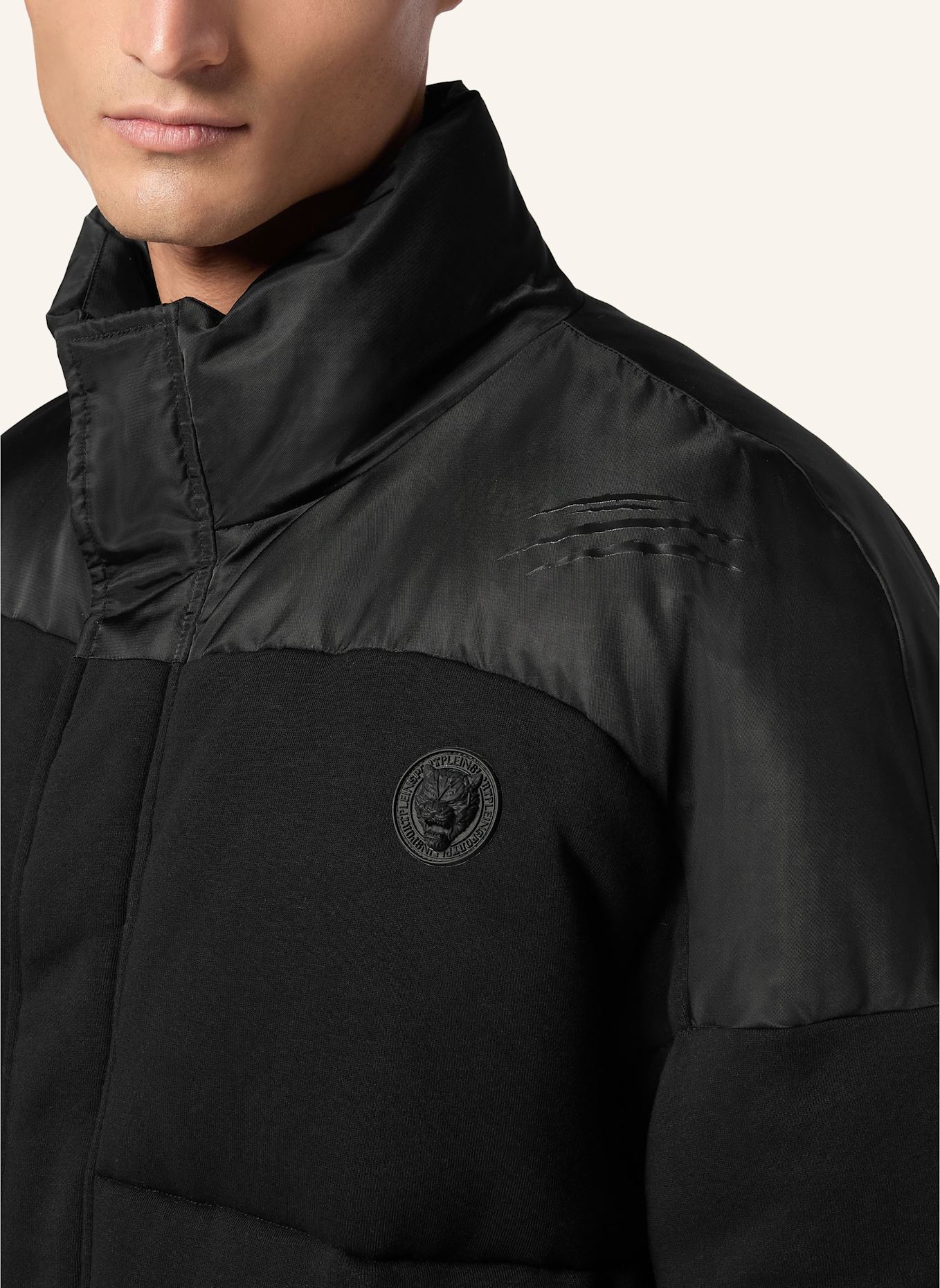 PLEIN SPORT Daunenjacke: SCHWARZ
