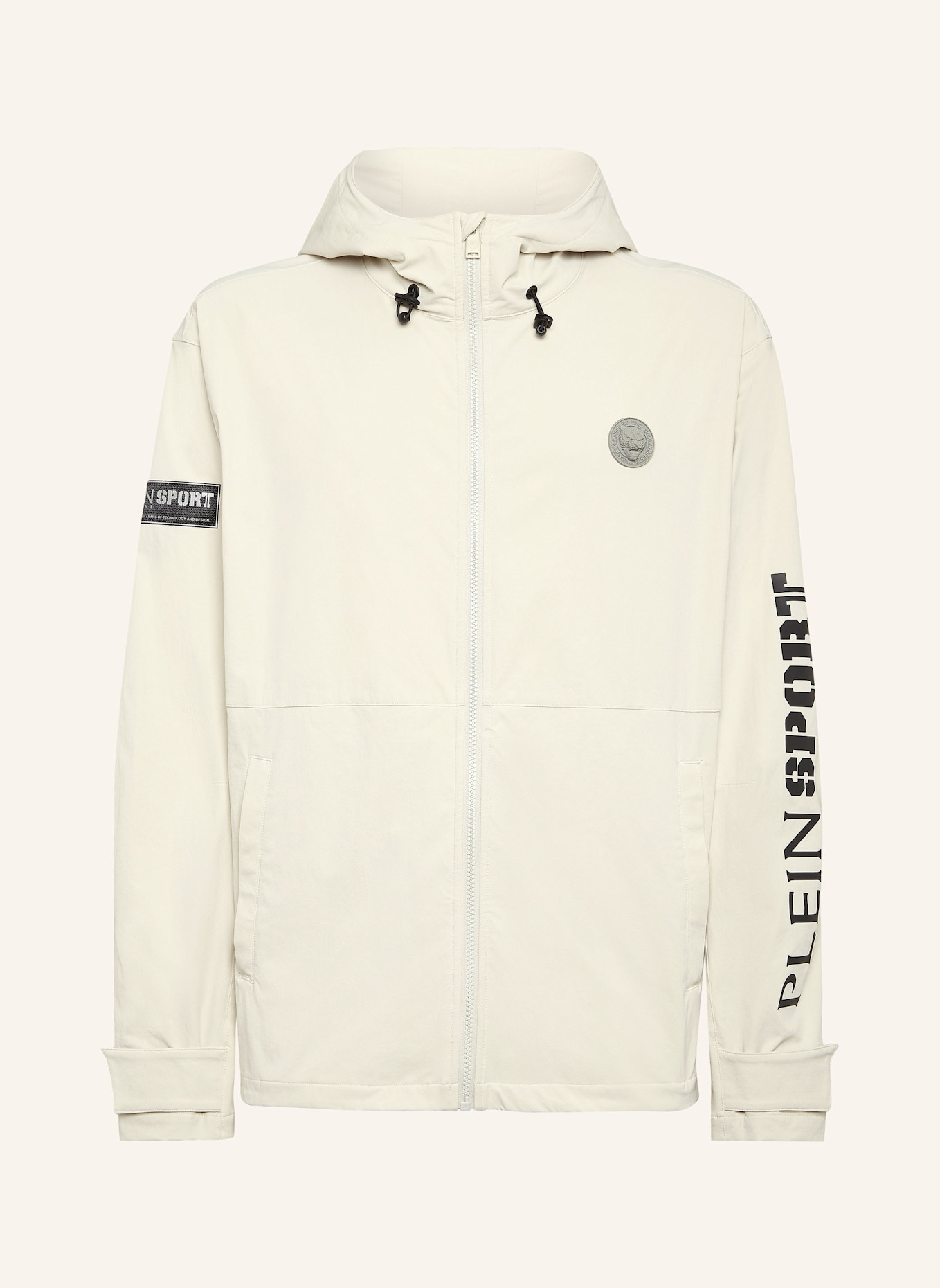PLEIN SPORT Windbreaker SCRATCH: GRAU