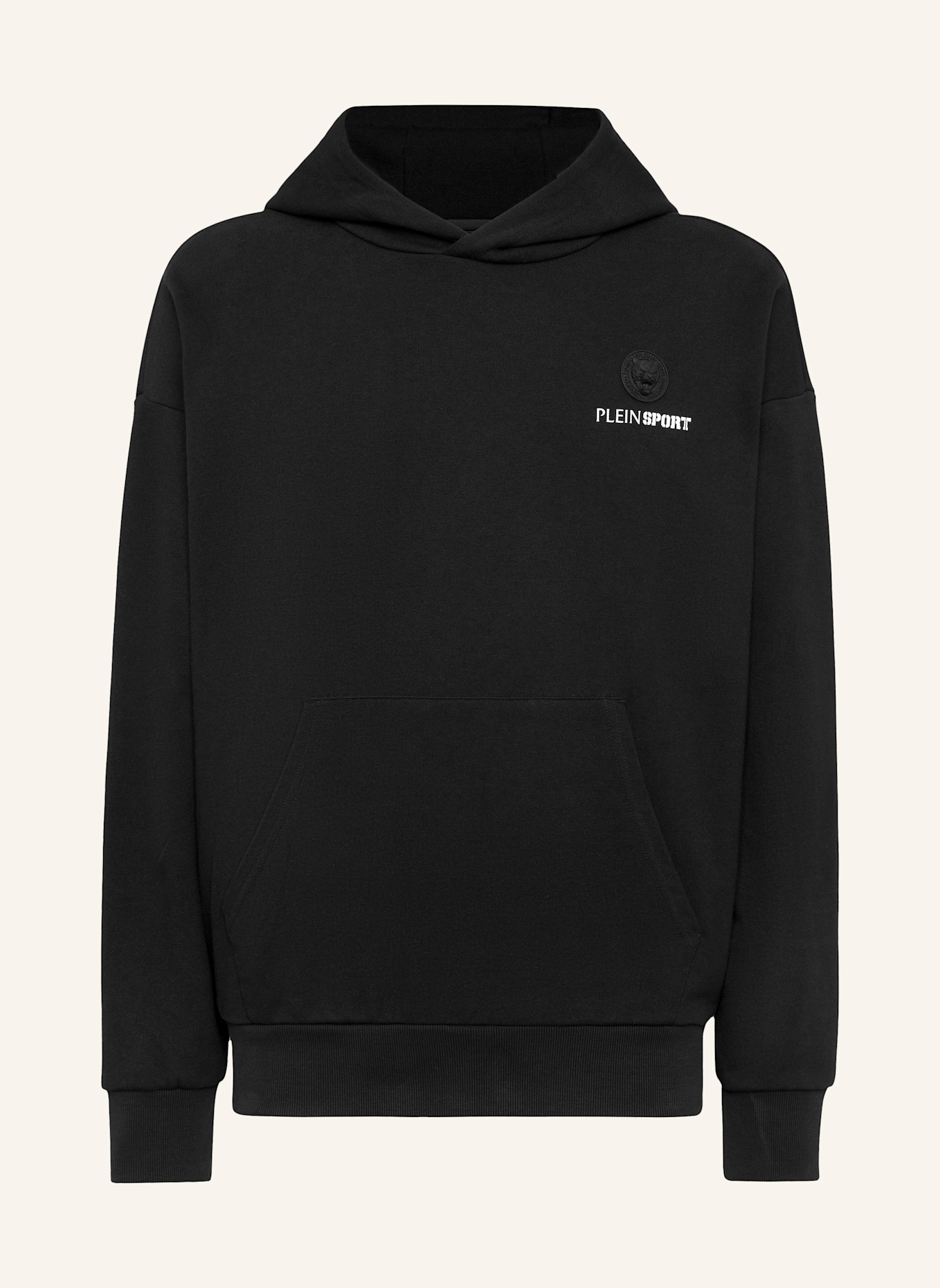 PLEIN SPORT Hoodie SCRATCH: SCHWARZ