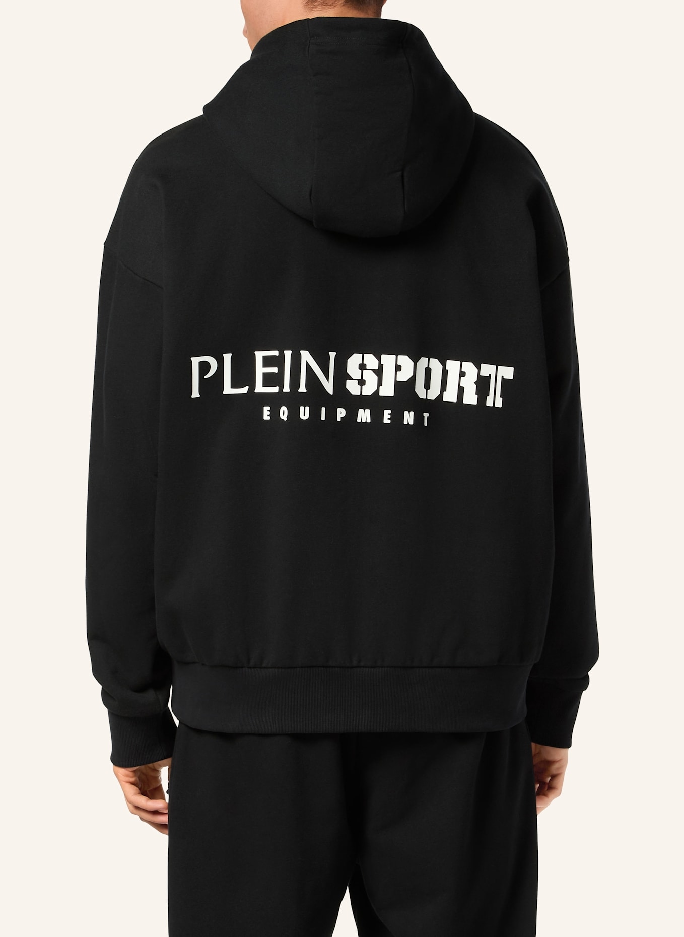PLEIN SPORT Hoodie SCRATCH: SCHWARZ