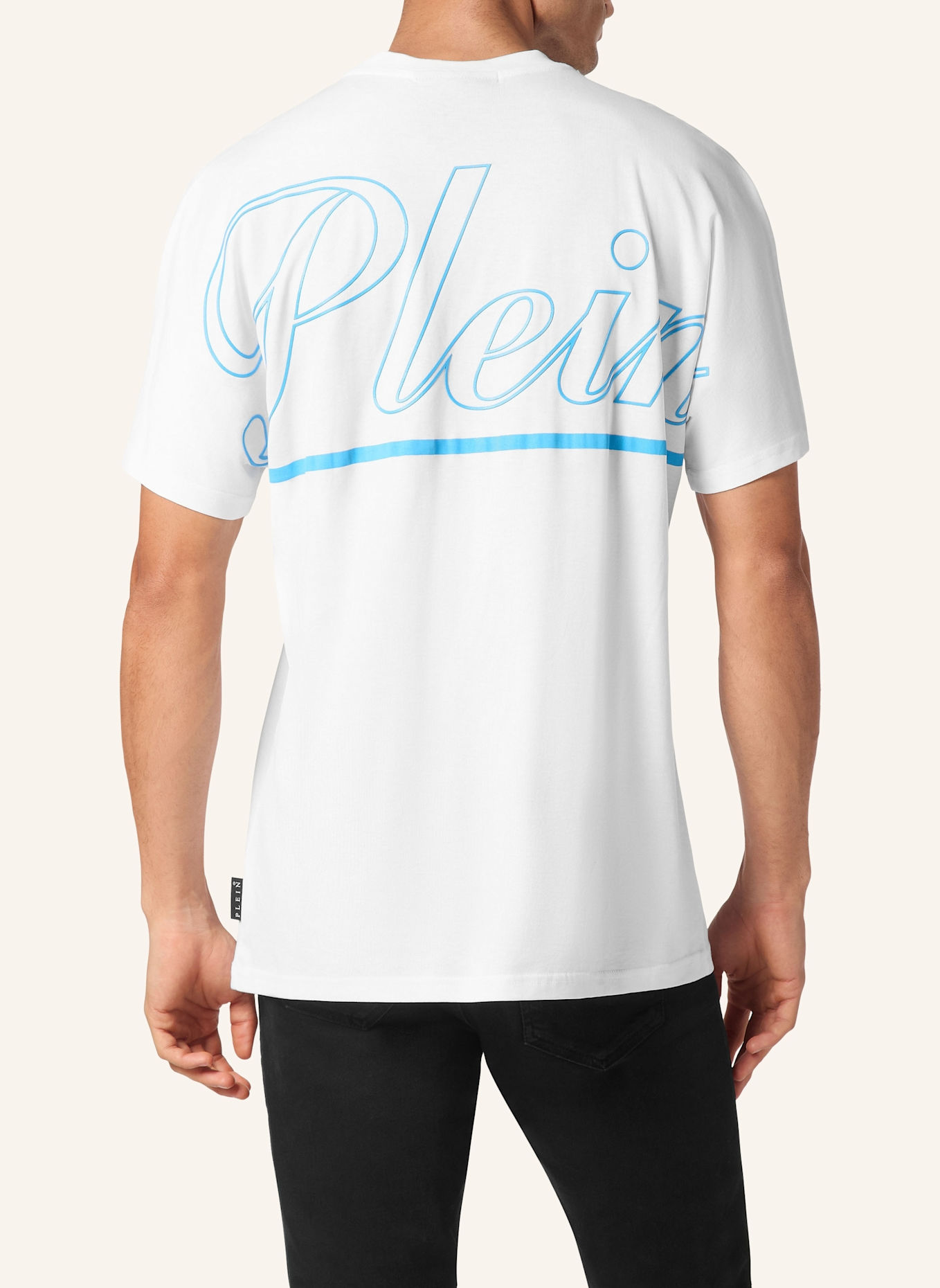PHILIPP PLEIN T-Shirt Rundhalsausschnitt Ss: WEISS