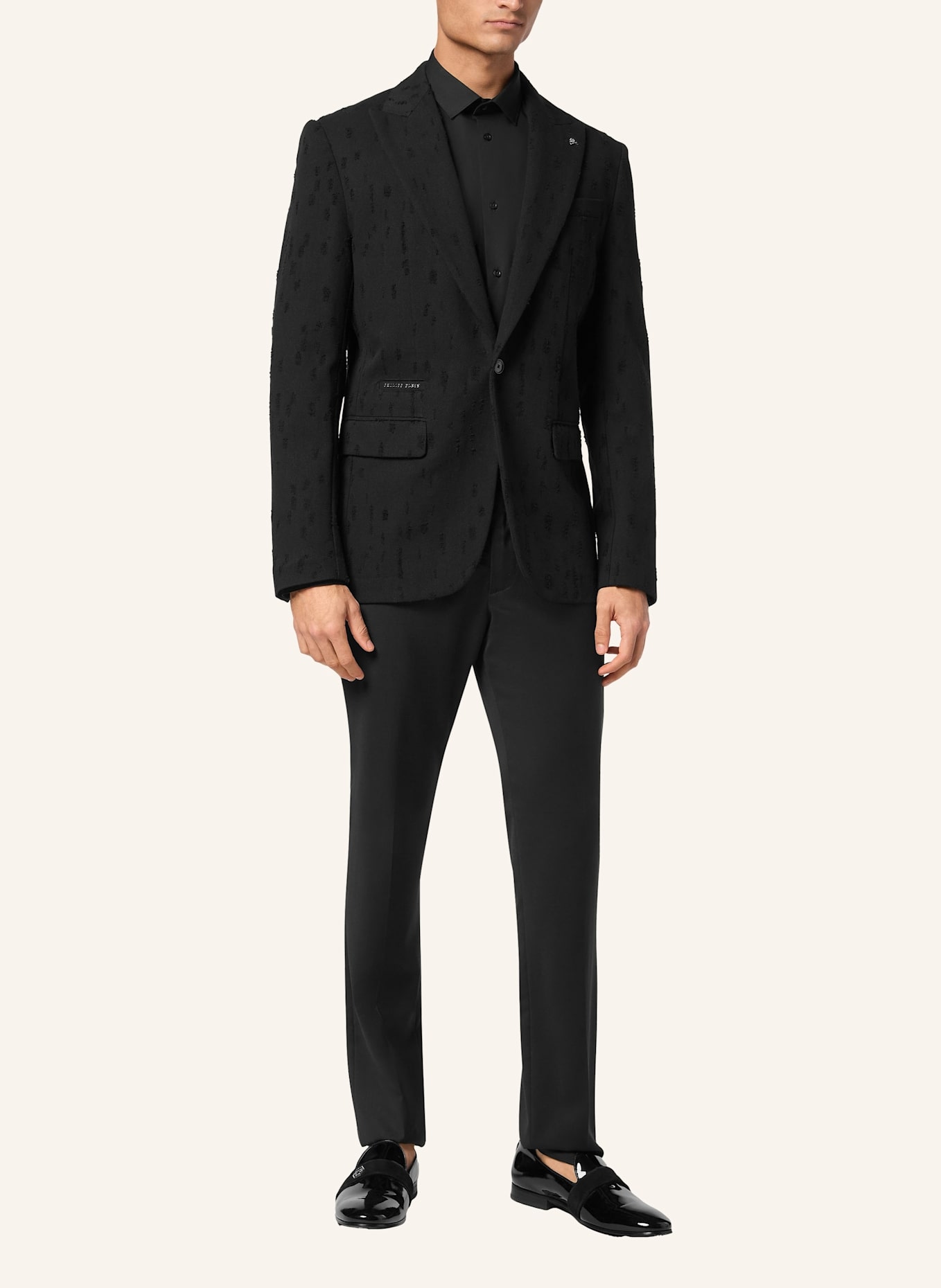 PHILIPP PLEIN Blazer: SCHWARZ