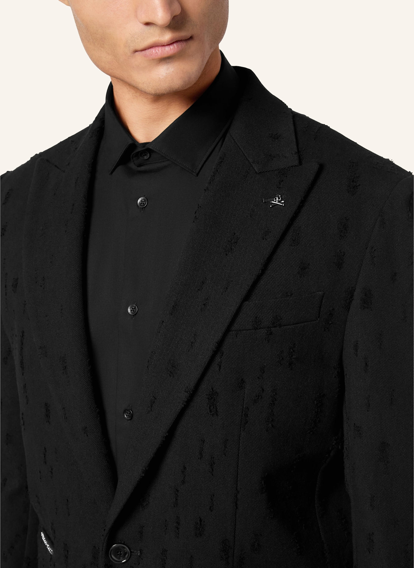 PHILIPP PLEIN Blazer: SCHWARZ