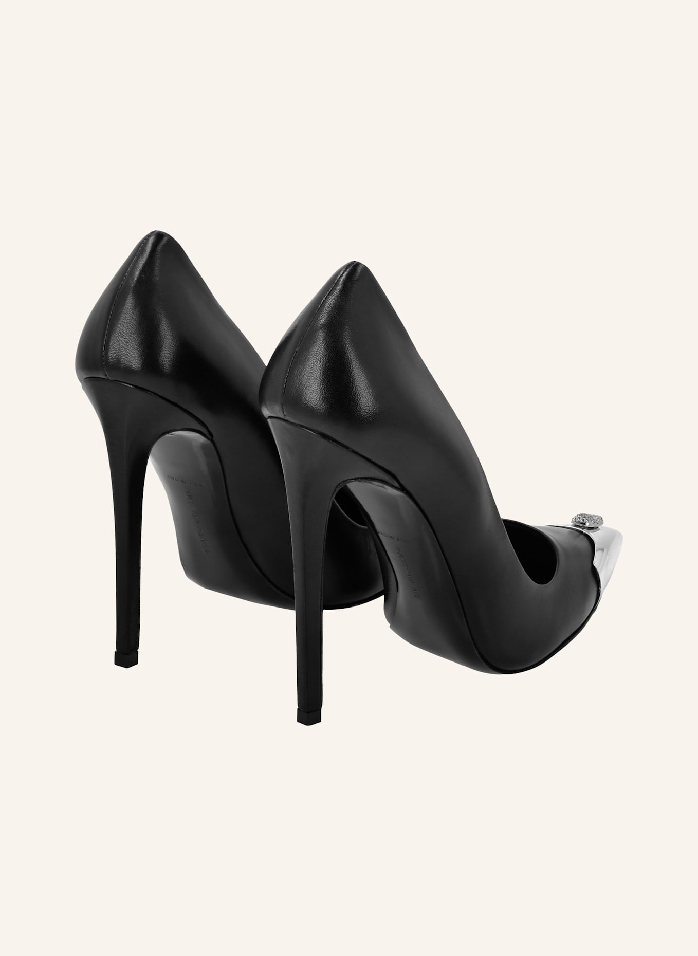 PHILIPP PLEIN Dekolleté Hi-Heels SKULL: SCHWARZ