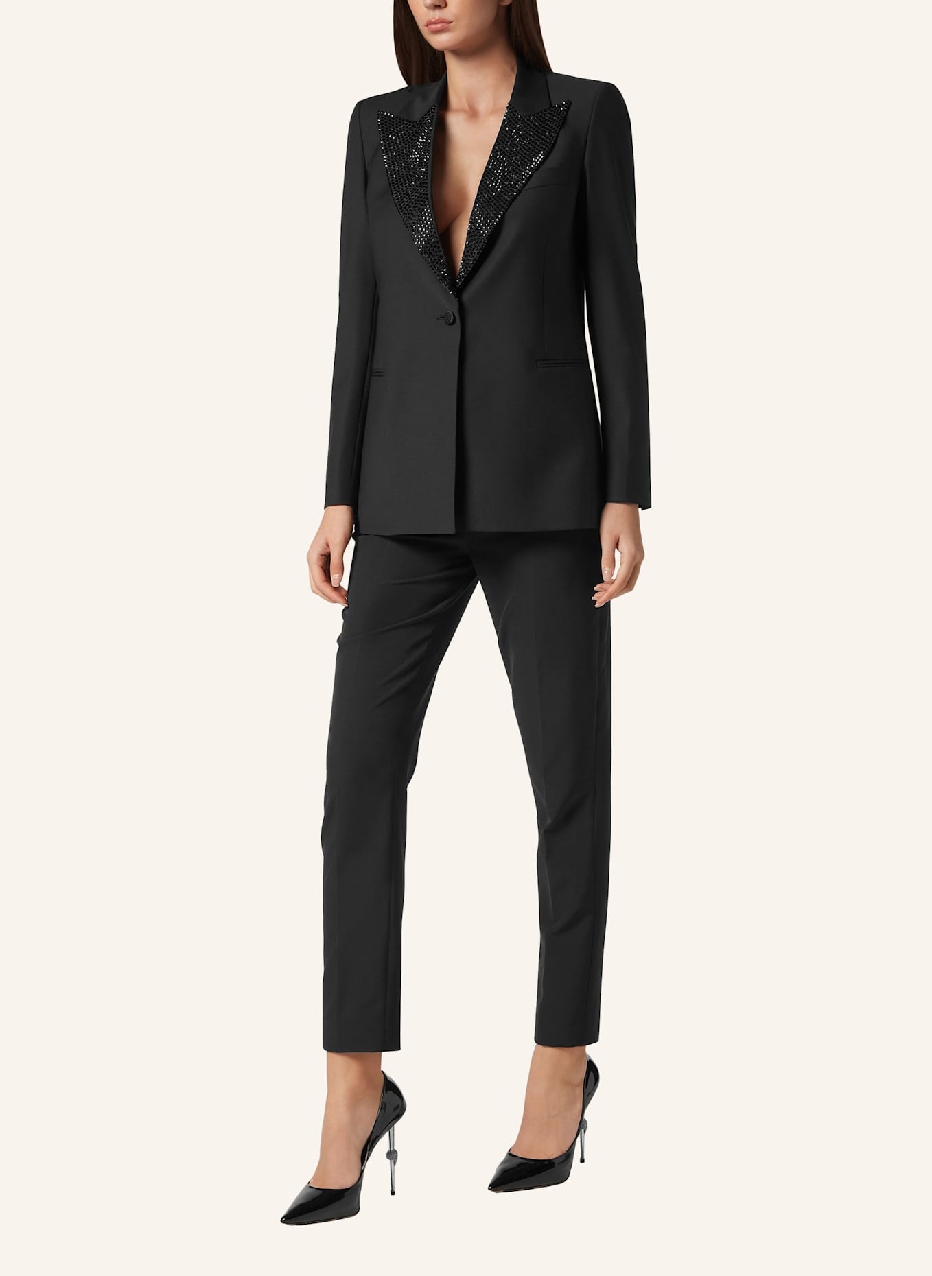 PHILIPP PLEIN Blazer SKULL: SCHWARZ