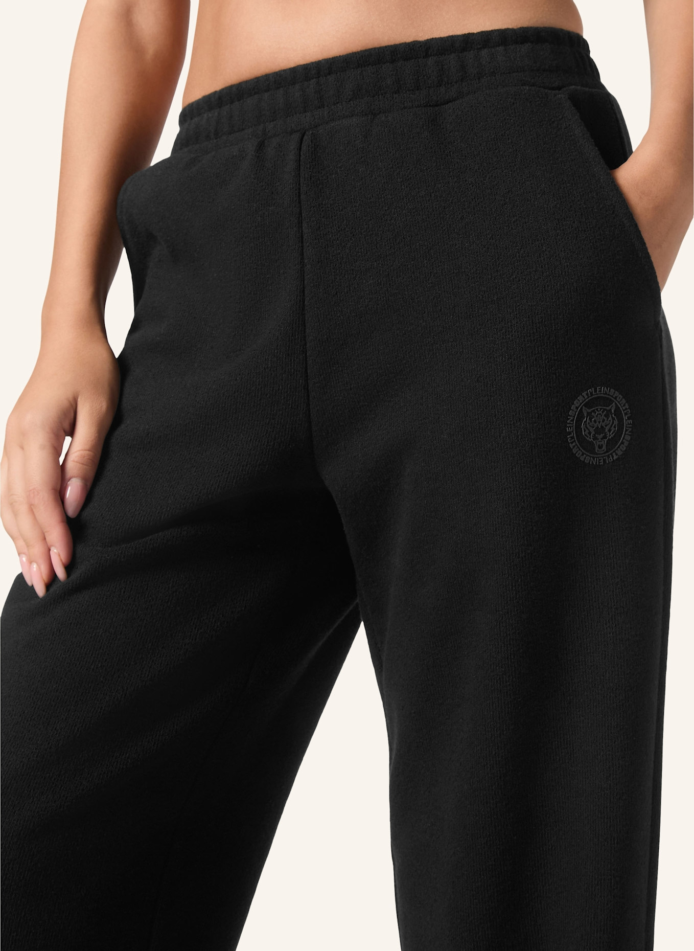 PLEIN SPORT Jogginghose: SCHWARZ