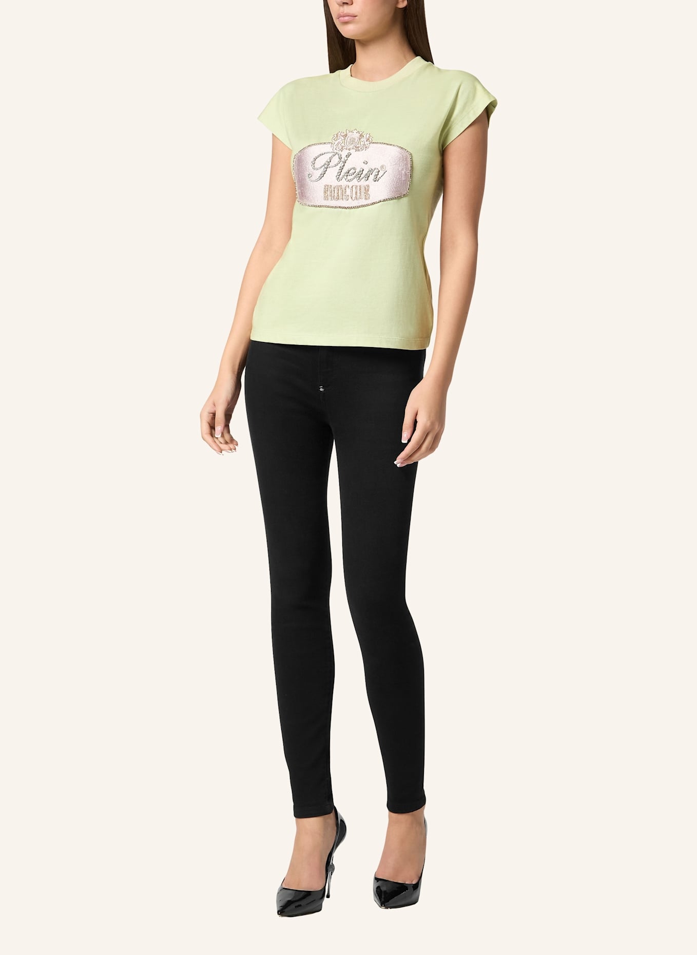 PHILIPP PLEIN Tank-Top RACING: GRÜN