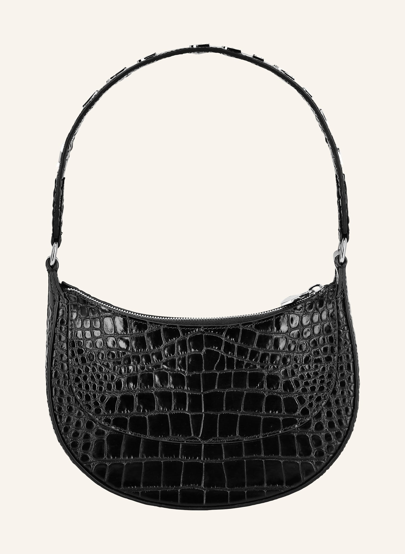 PHILIPP PLEIN Henkel Tasche: SCHWARZ