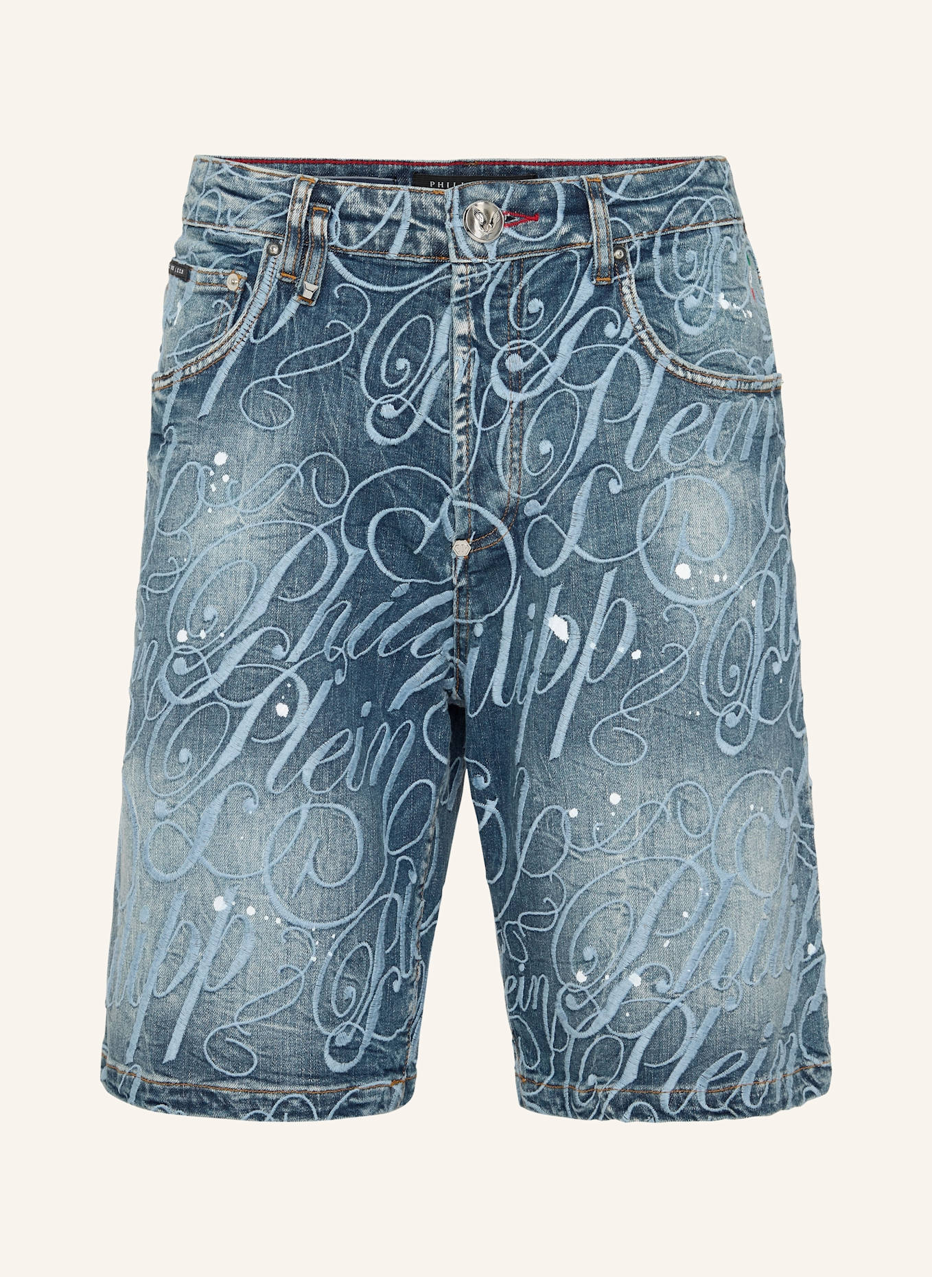 PHILIPP PLEIN Shorts: BLAU