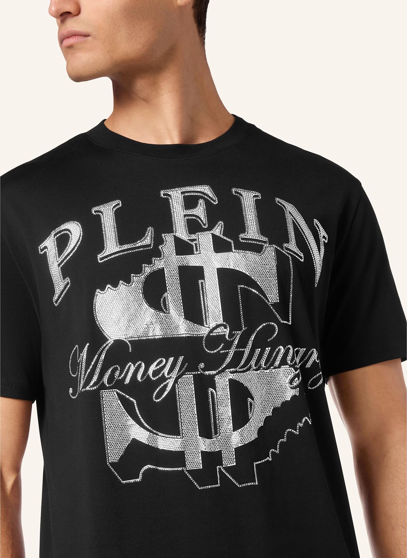 PHILIPP PLEIN T-Shirt Rundhalsausschnitt Ss: SCHWARZ