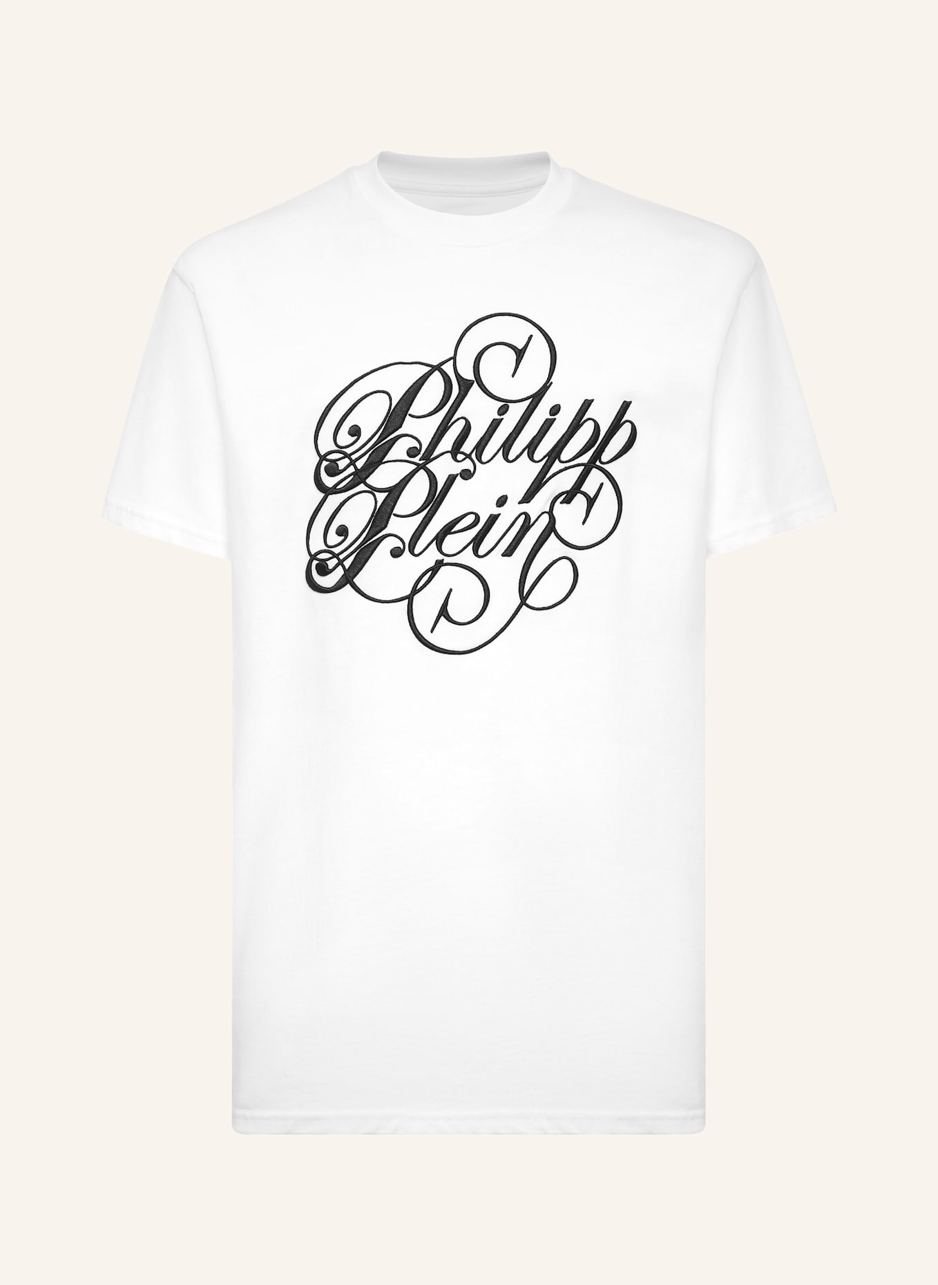 PHILIPP PLEIN T-Shirt Rundhalsausschnitt Ss: WEISS