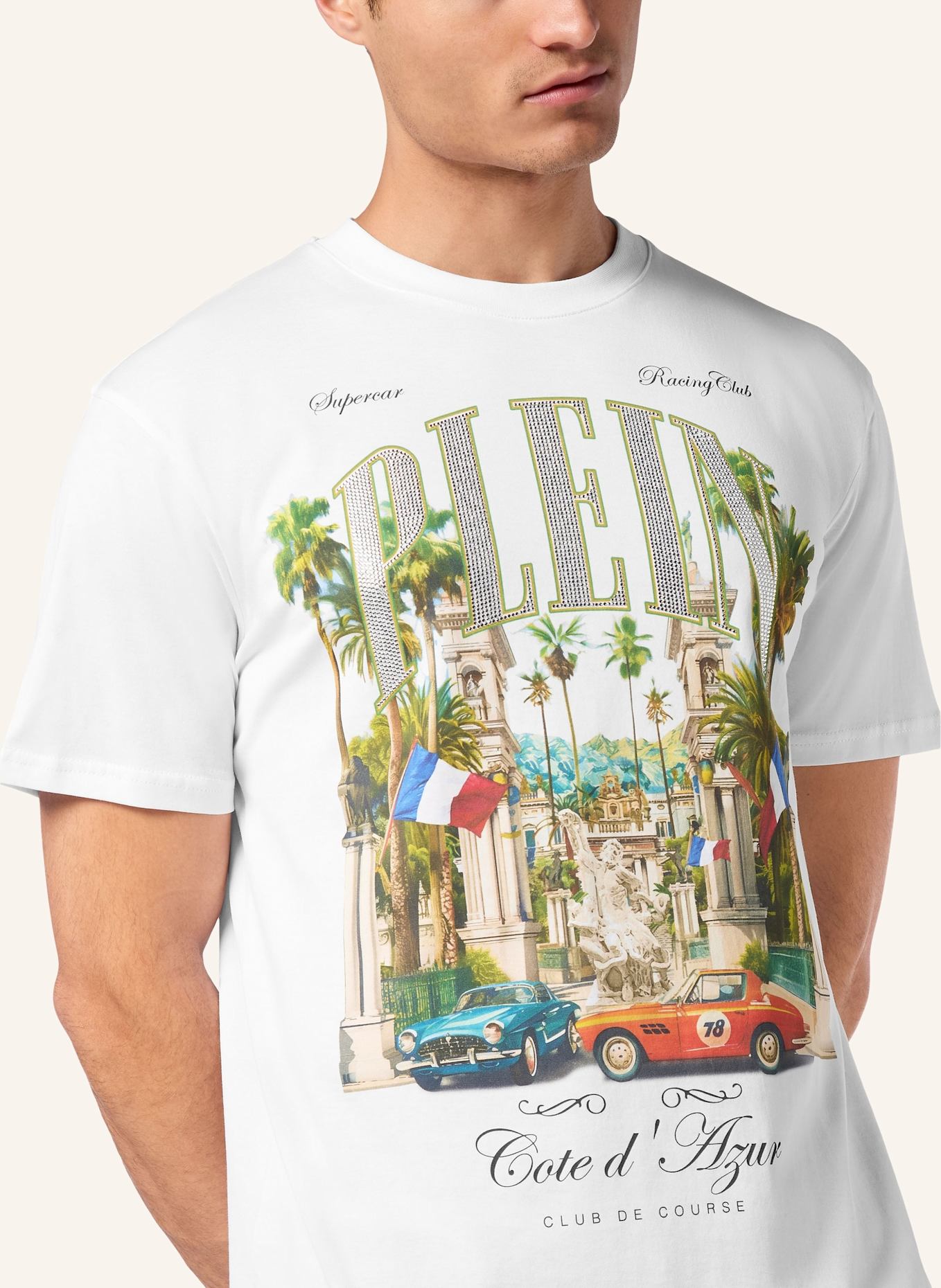 PHILIPP PLEIN PHILIPP PLEIN T-Shirt: WEISS