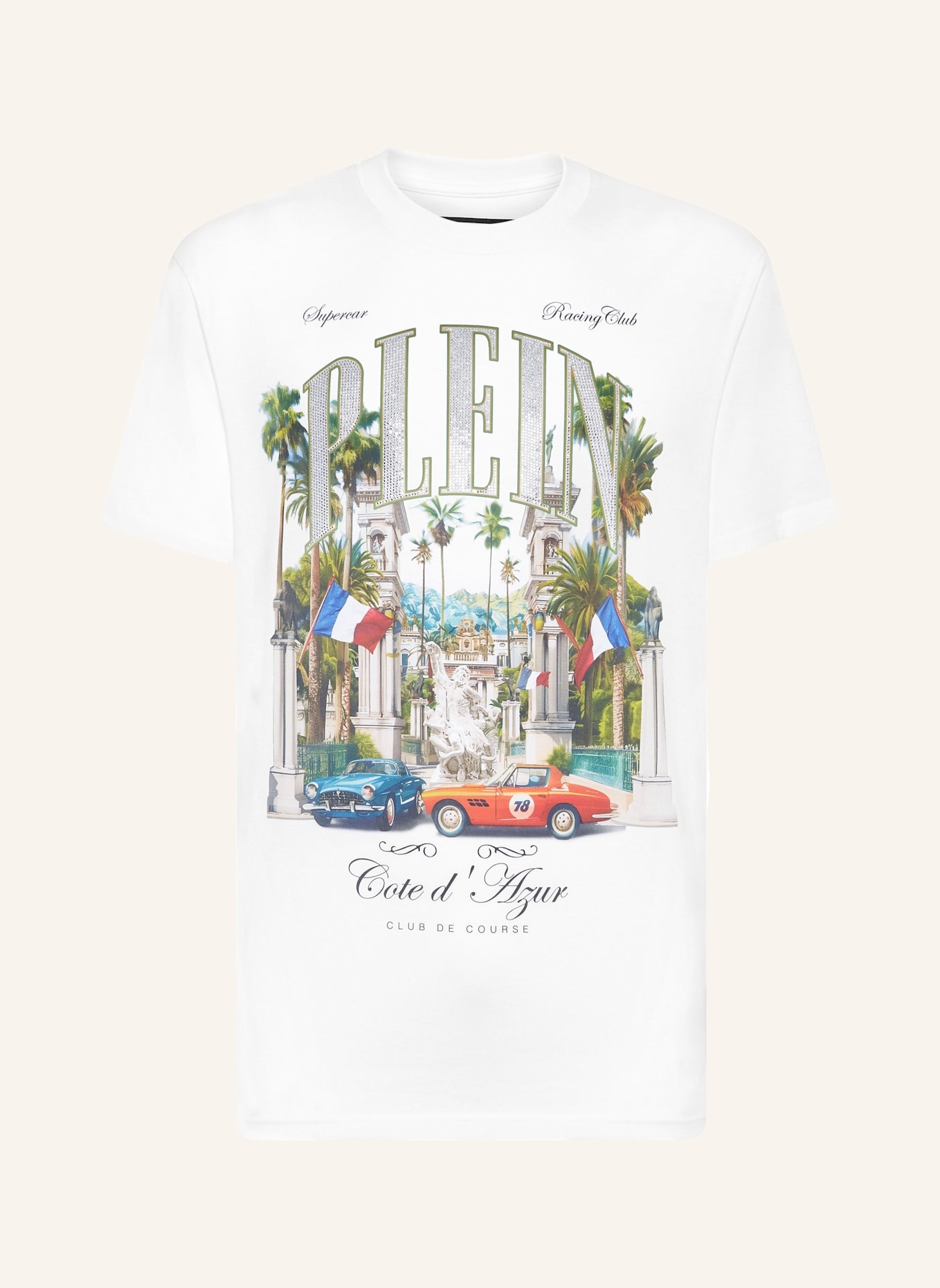 PHILIPP PLEIN PHILIPP PLEIN T-Shirt: WEISS