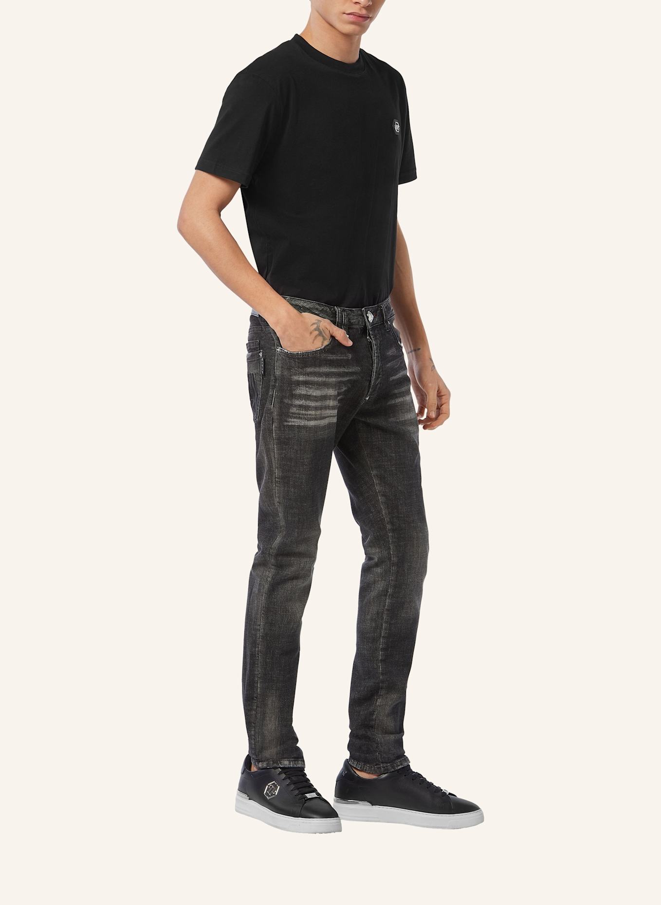 PHILIPP PLEIN Supergerader Schnitt RACING: GRAU