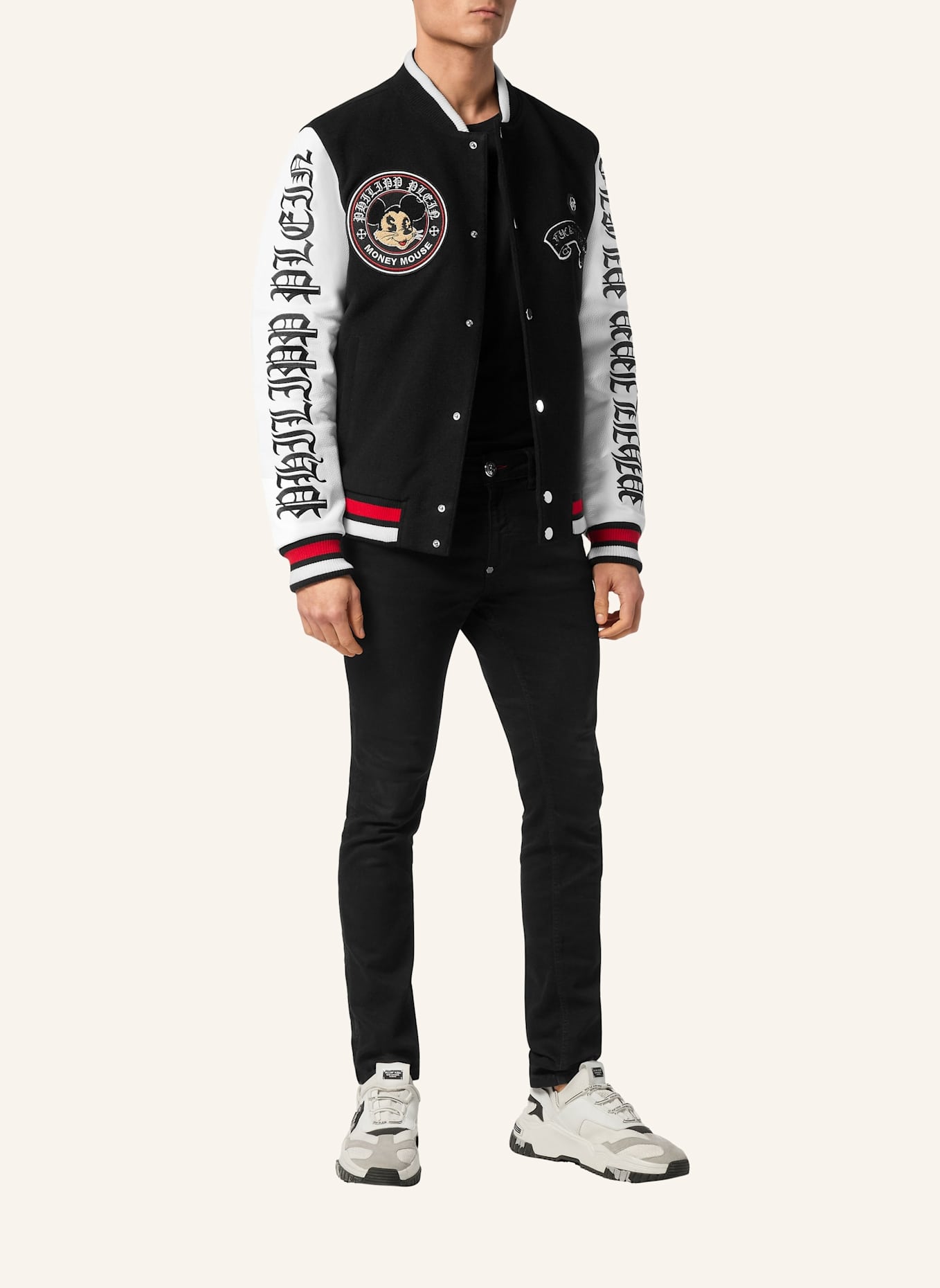 PHILIPP PLEIN Bomber: SCHWARZ