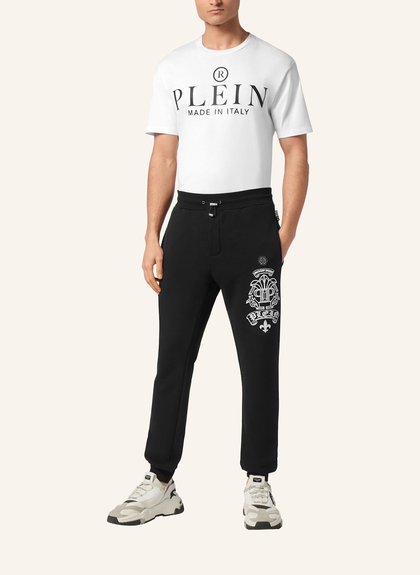 PHILIPP PLEIN Jogginghosen: SCHWARZ