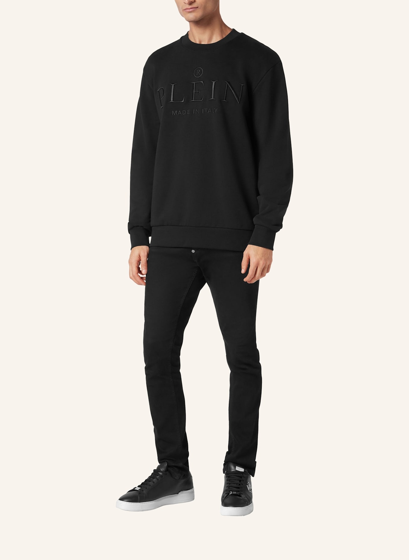 PHILIPP PLEIN Sweatshirt Ls PHILIPP PLEIN TM: SCHWARZ