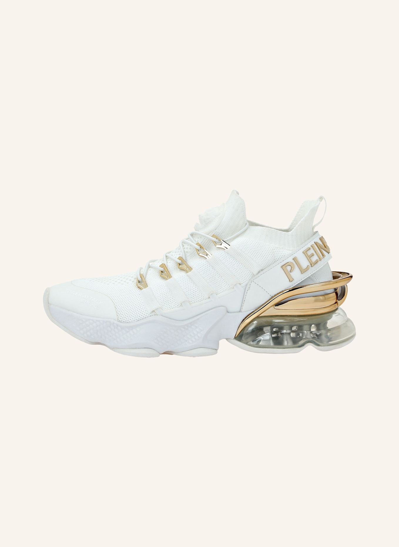 PLEIN SPORT Runner Sneaker TIGER ATTACK//GEN.X.04: WEISS