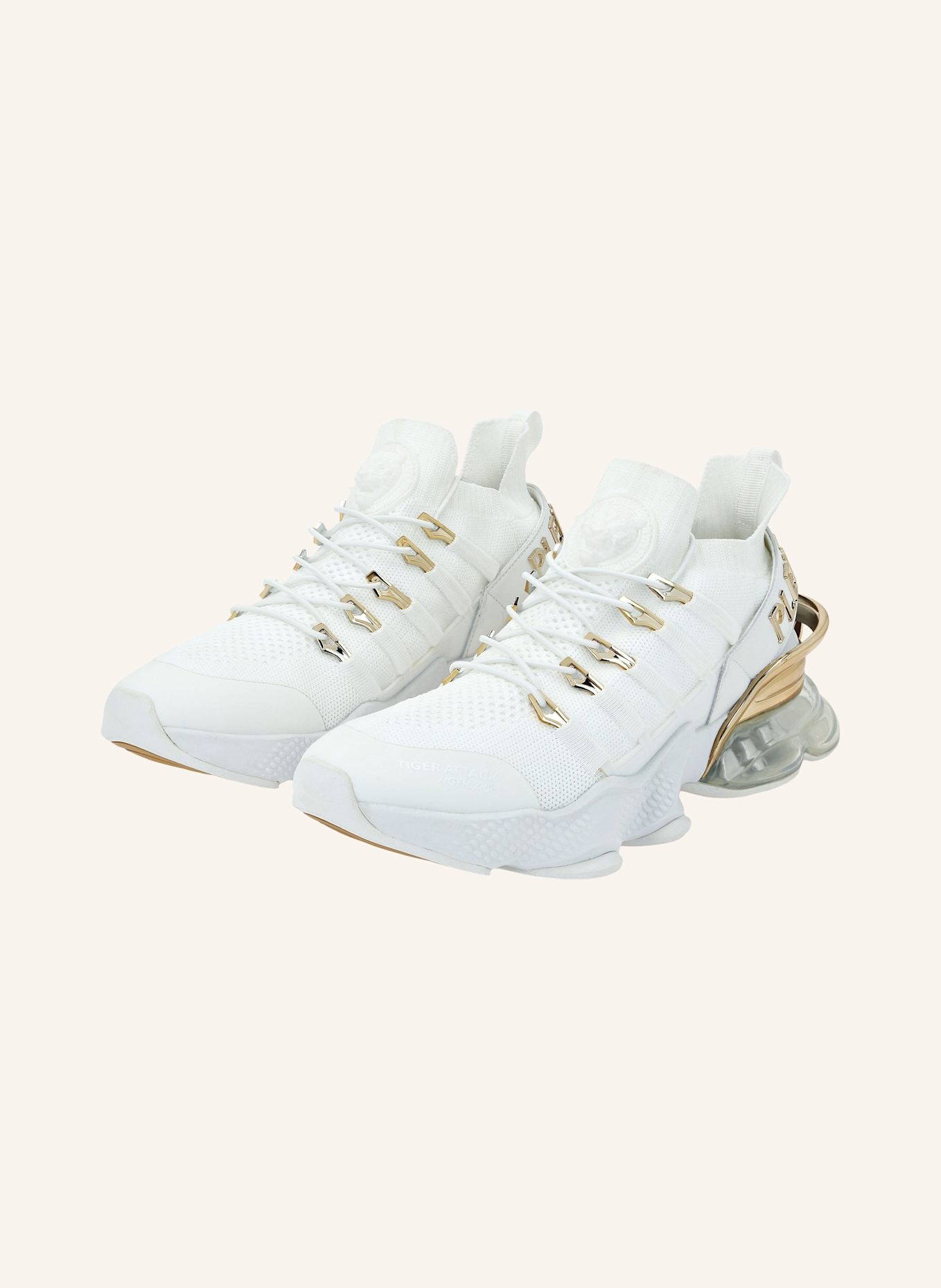 PLEIN SPORT Runner Sneaker TIGER ATTACK//GEN.X.04: WEISS