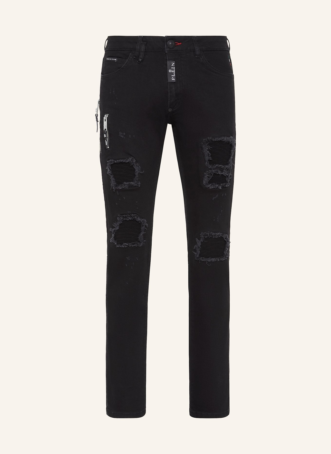 PHILIPP PLEIN Jeans Regular Fit: SCHWARZ