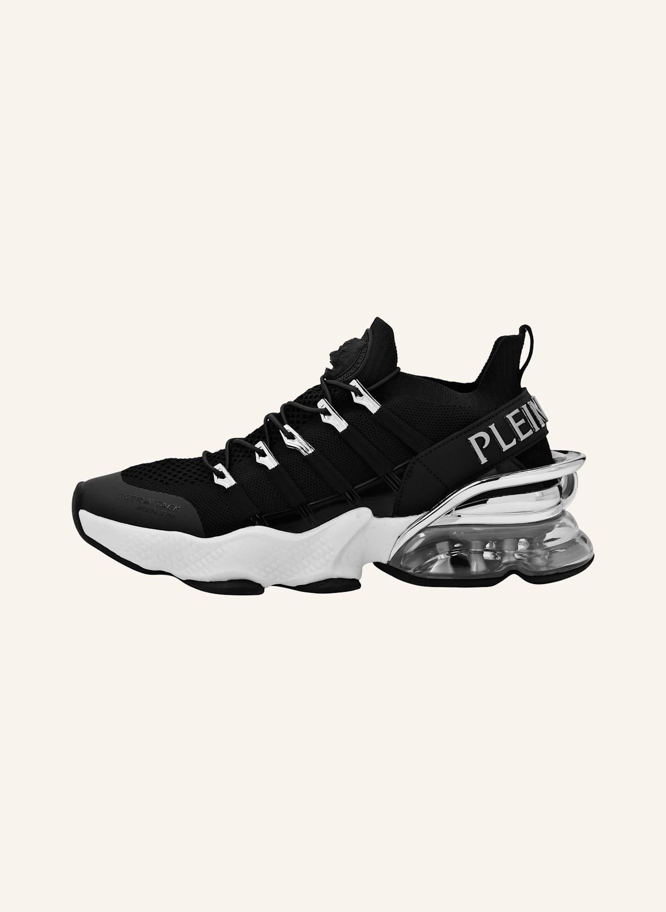 PLEIN SPORT Runner Sneaker TIGER ATTACK//GEN.X.04: SCHWARZ