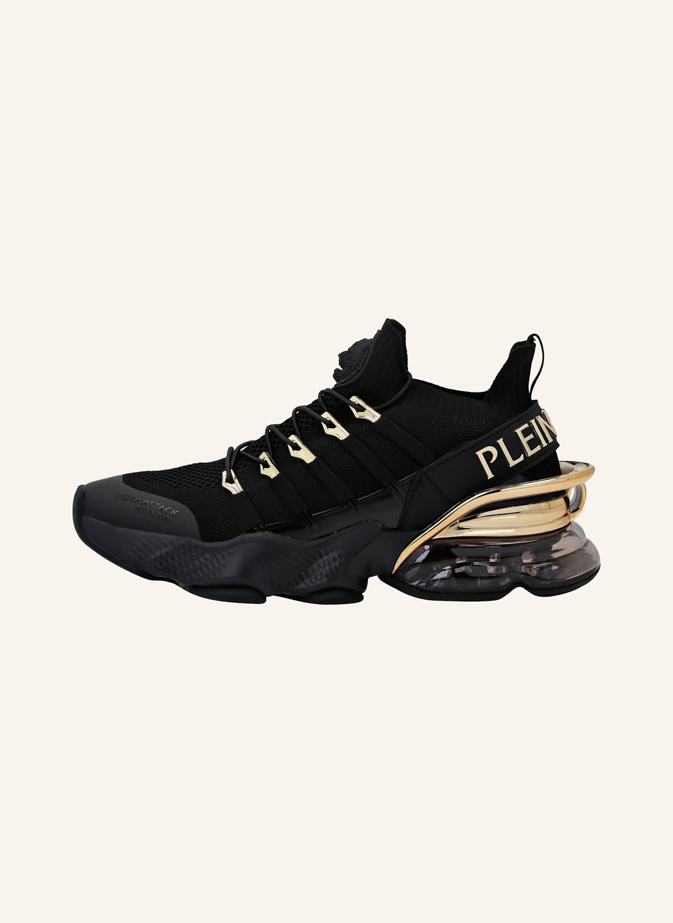 PLEIN SPORT Runner Sneaker TIGER ATTACK//GEN.X.04: SCHWARZ