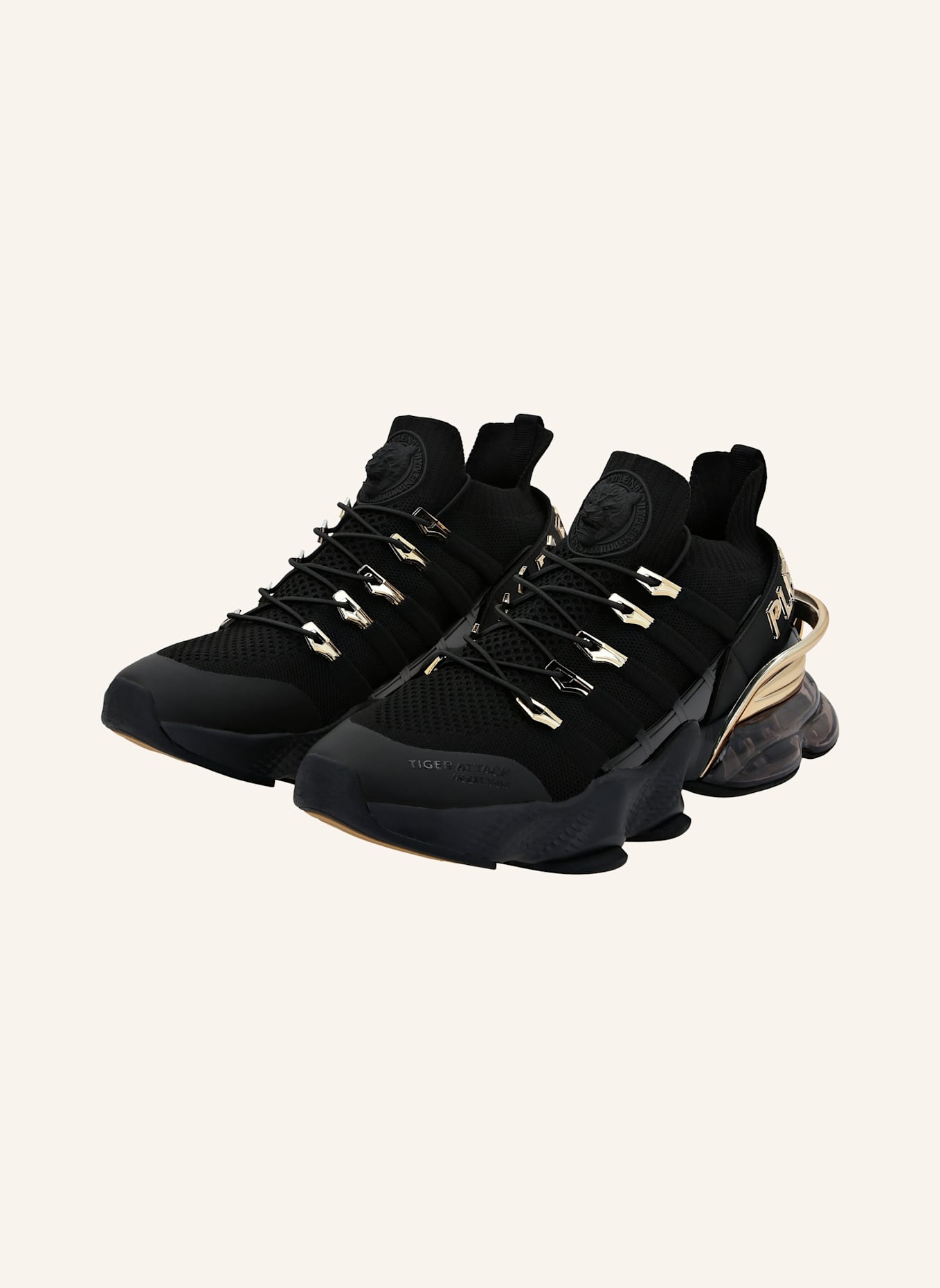 PLEIN SPORT Runner Sneaker TIGER ATTACK//GEN.X.04: SCHWARZ