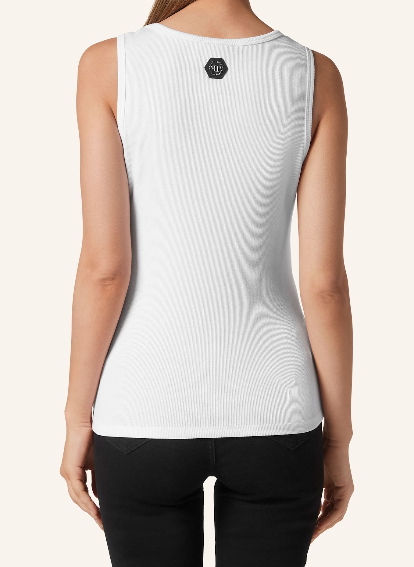 PHILIPP PLEIN Tanktop HEXAGON: WEISS