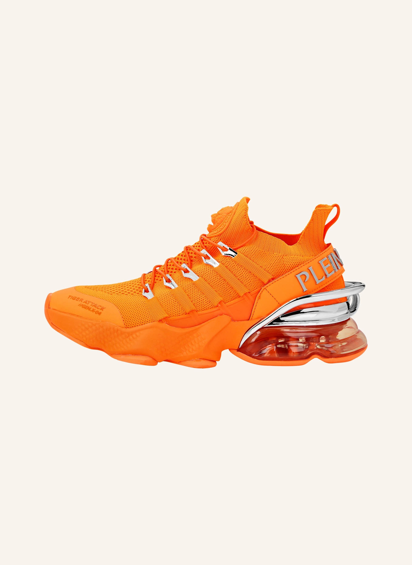 PLEIN SPORT Runner Sneaker TIGER ATTACK//GEN.X.04: ORANGE