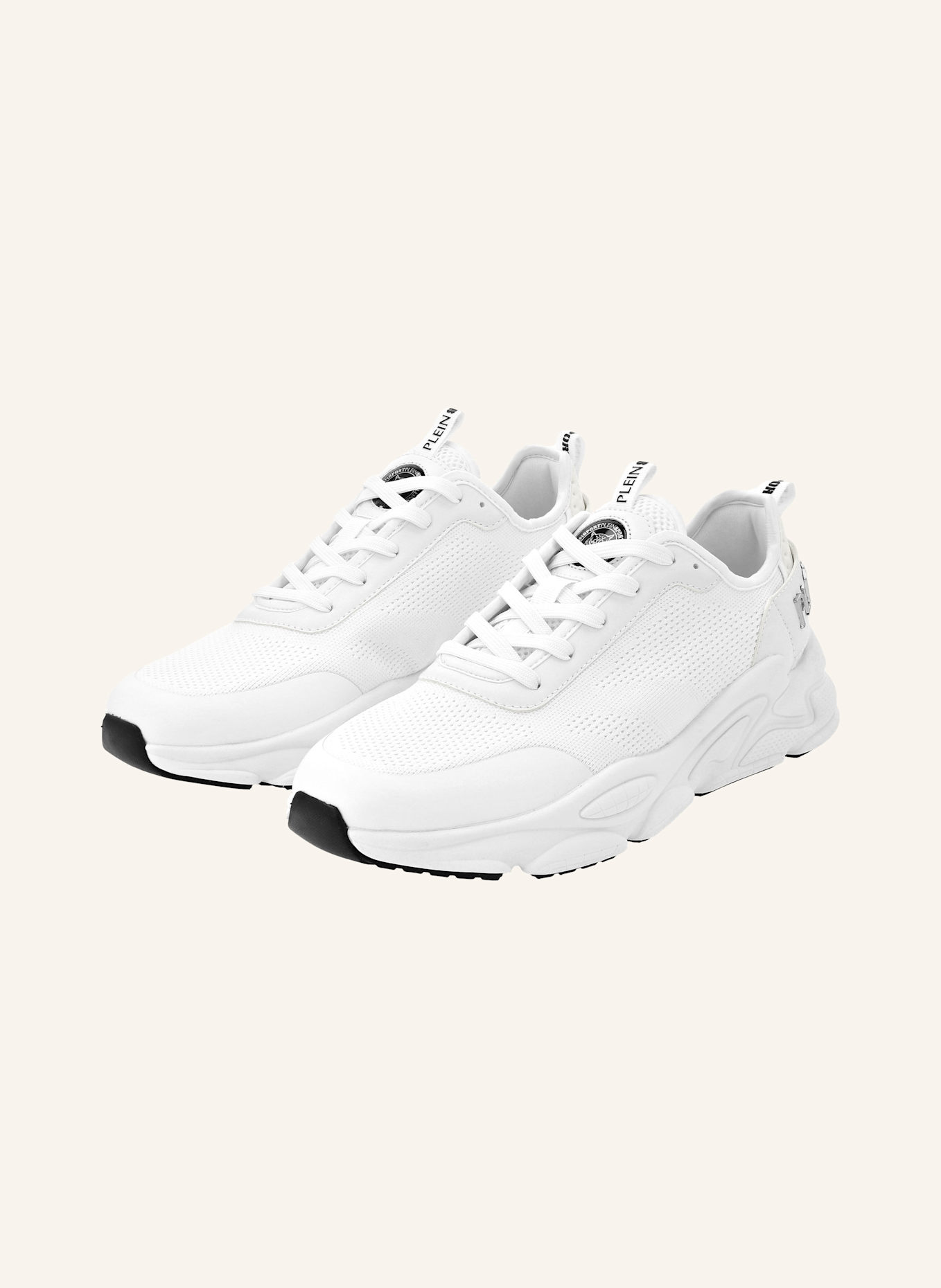PLEIN SPORT Runner Sneaker: WEISS