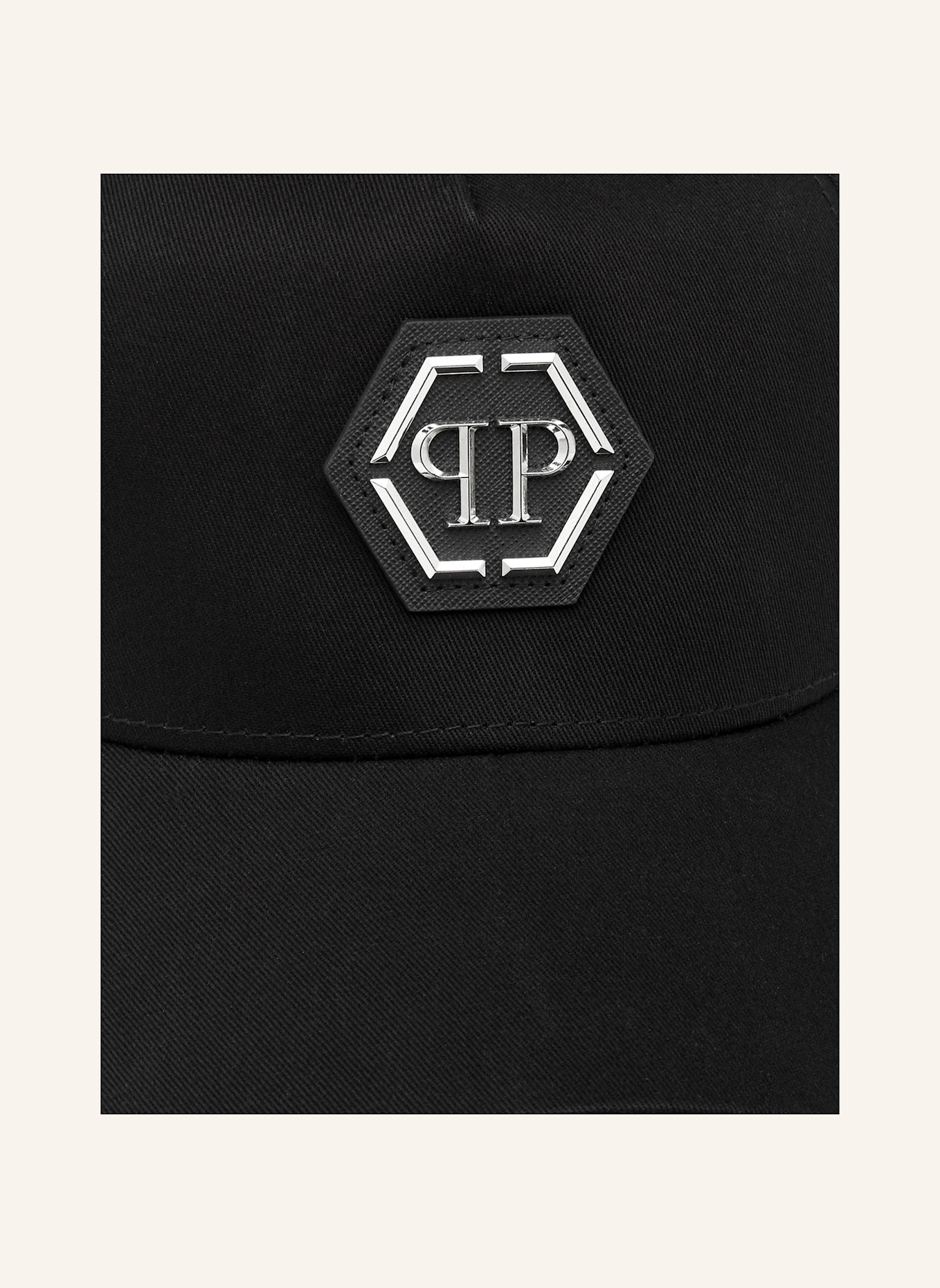 PHILIPP PLEIN Baseballkappe HEXAGON: SCHWARZ