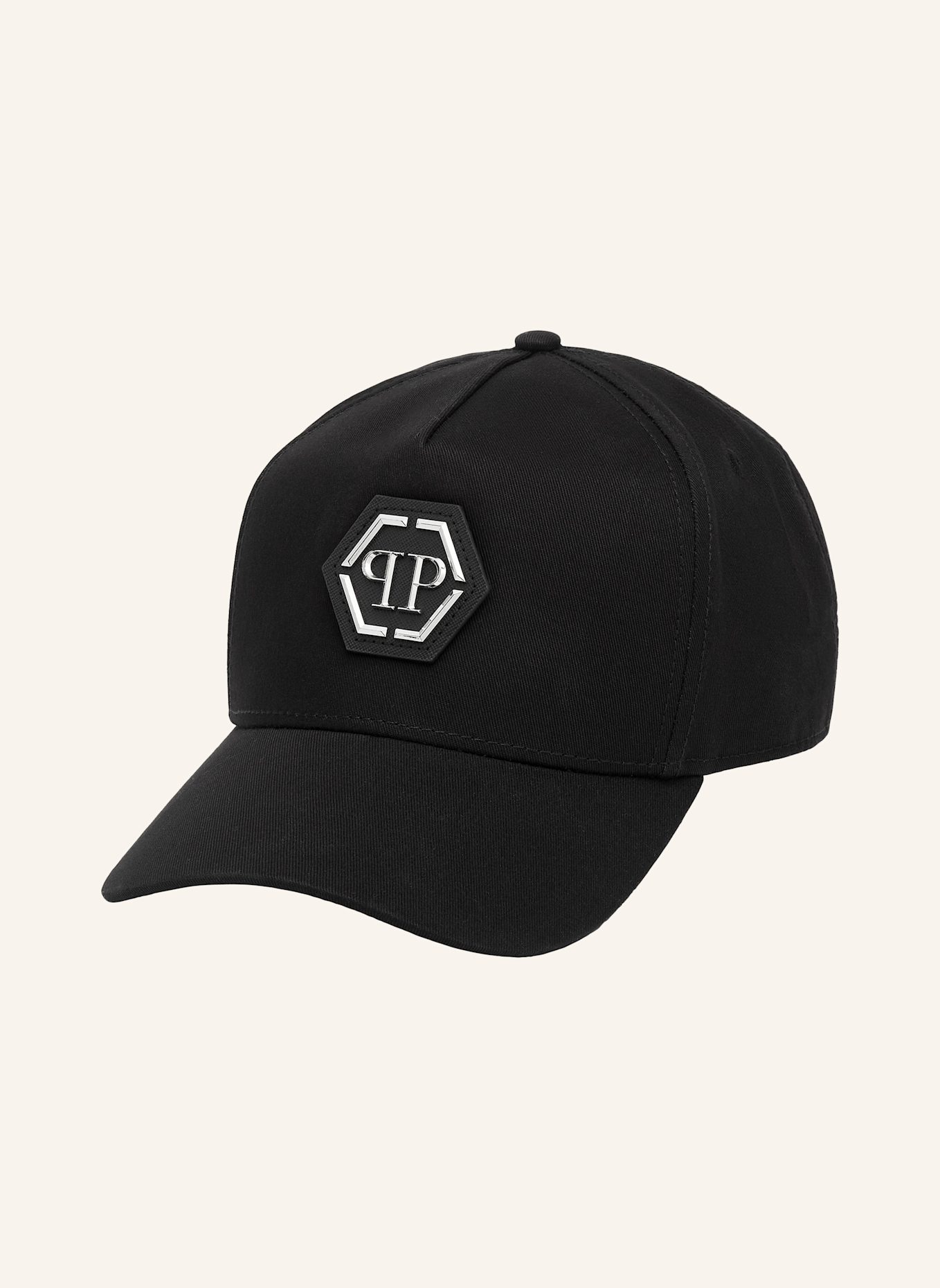 PHILIPP PLEIN Baseballkappe HEXAGON: SCHWARZ