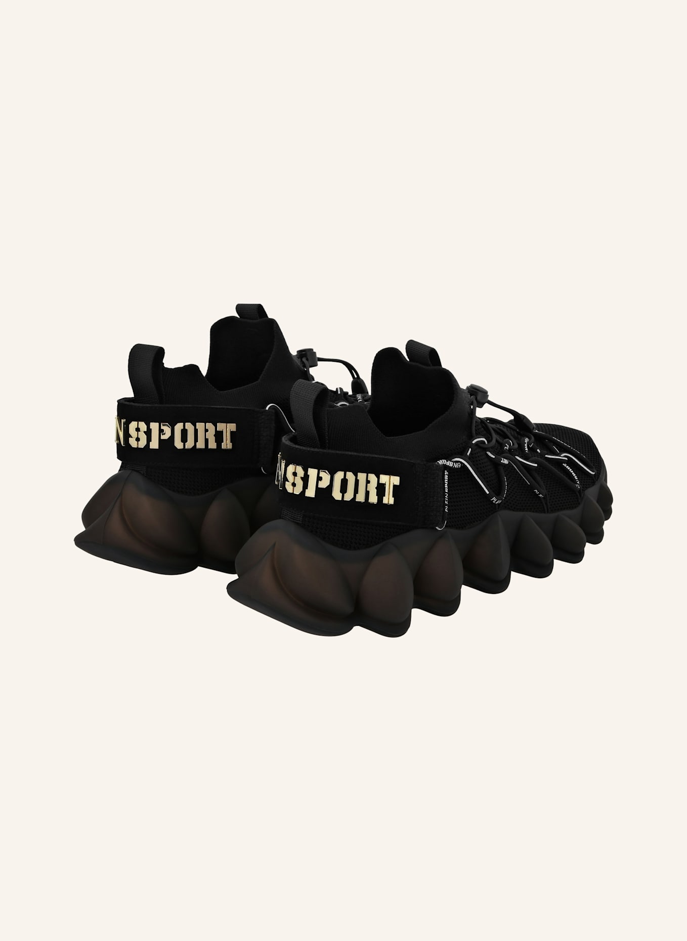 PLEIN SPORT Runner Sneaker THE BUBBLE GEN.X.02 TIGER: SCHWARZ