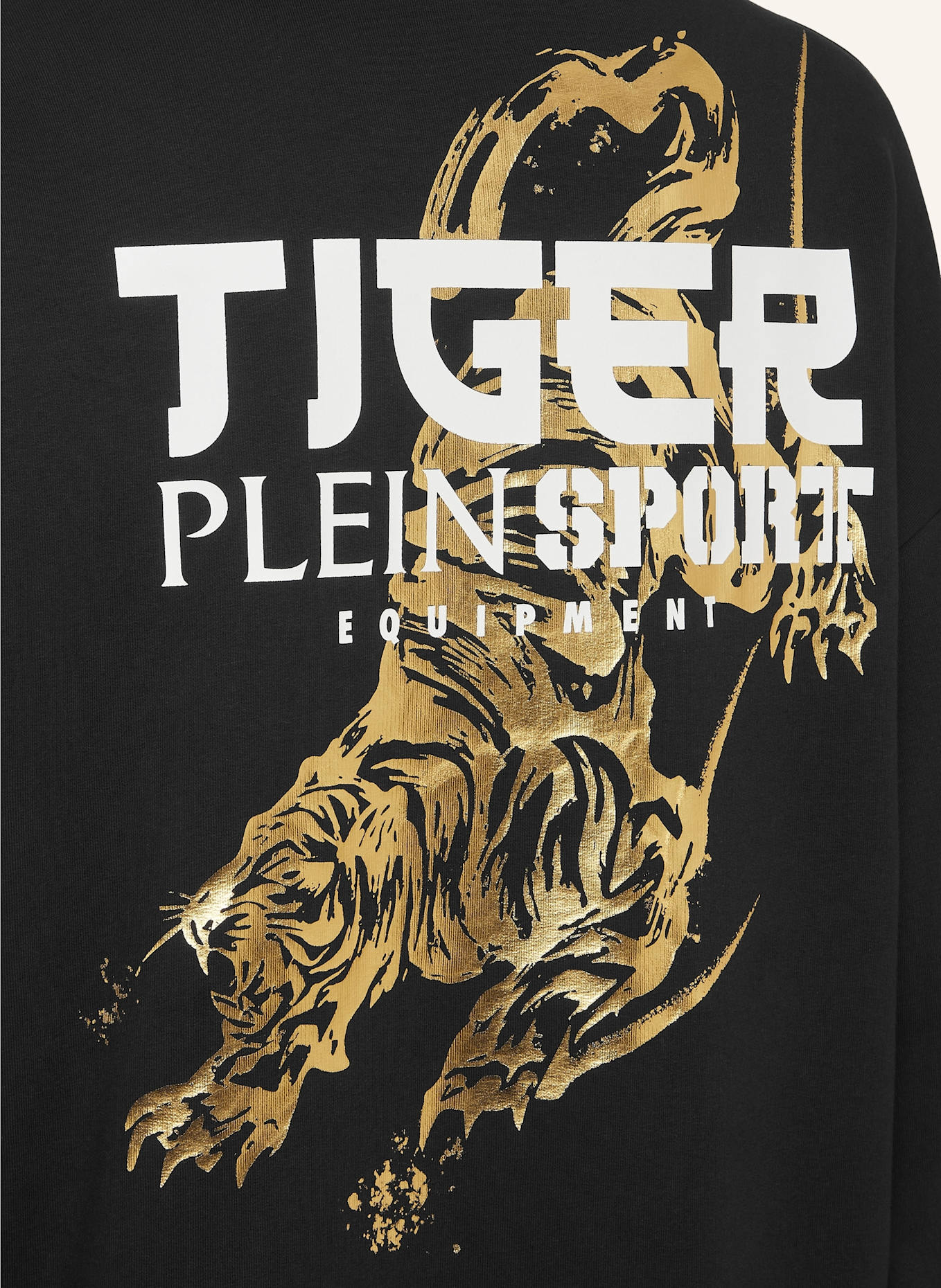 PLEIN SPORT Hoodie TIGER TOKYO: SCHWARZ