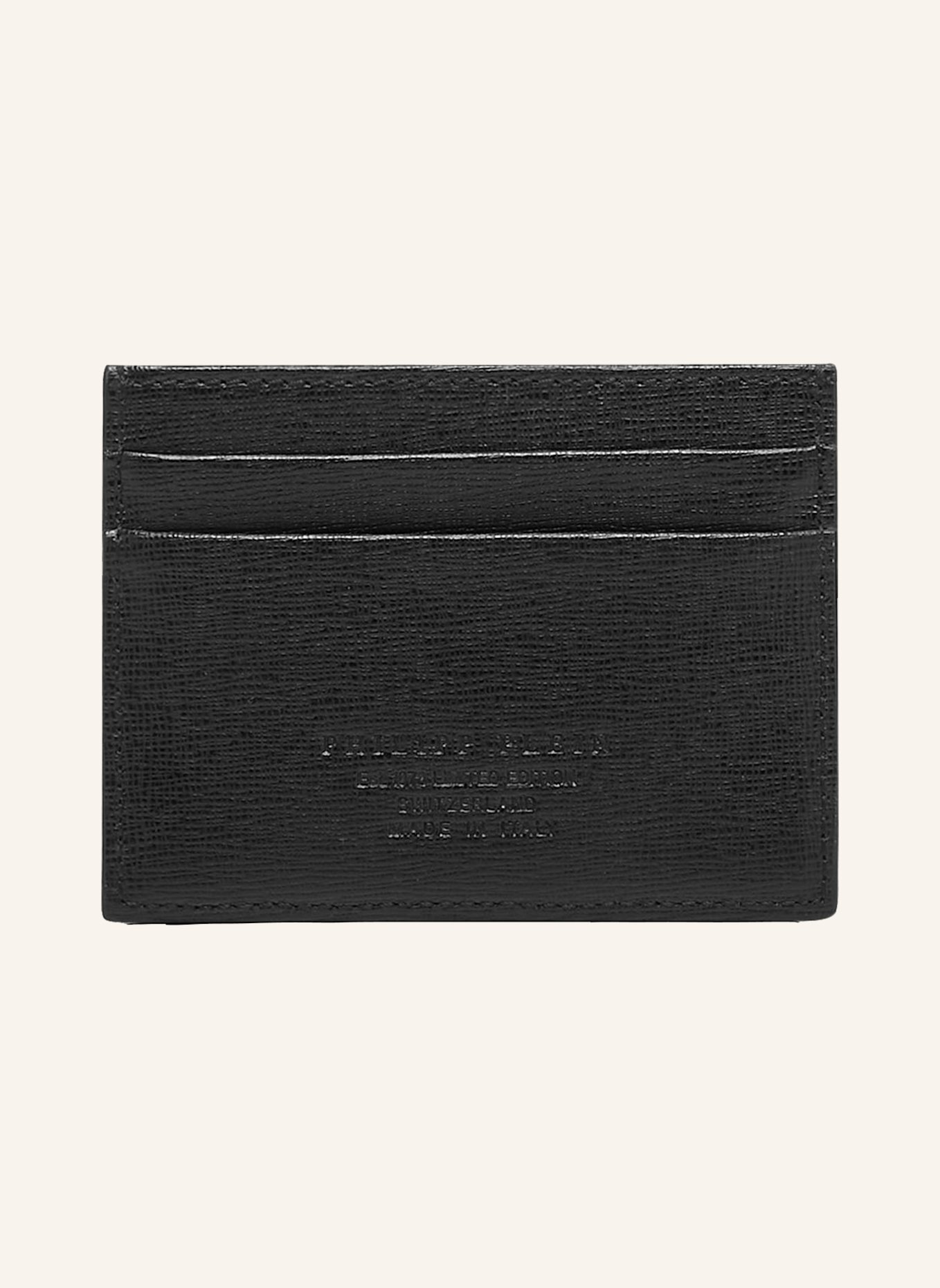 PHILIPP PLEIN Französische Brieftasche: SCHWARZ