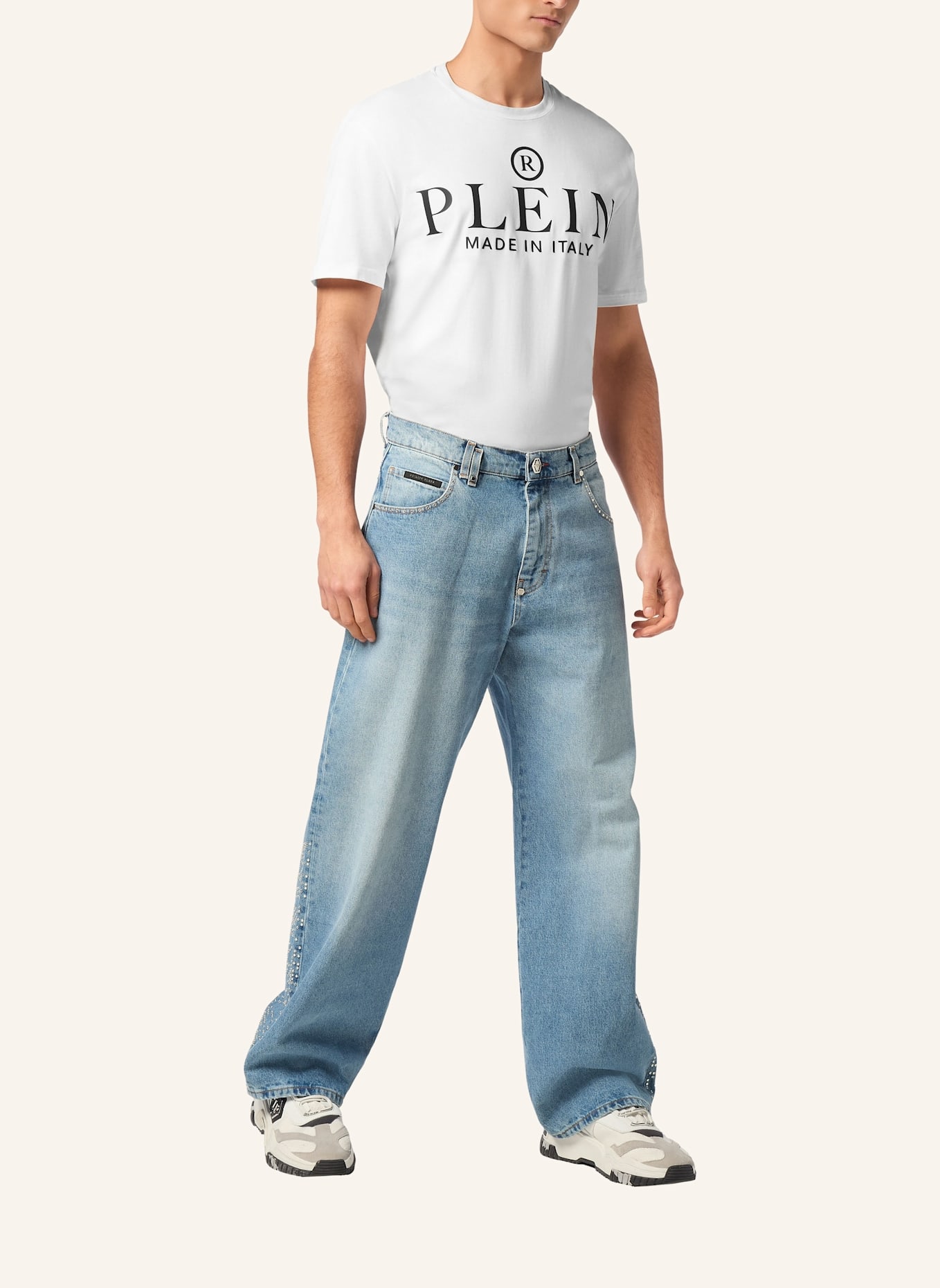PHILIPP PLEIN Beach Boy Fit: HELLBLAU