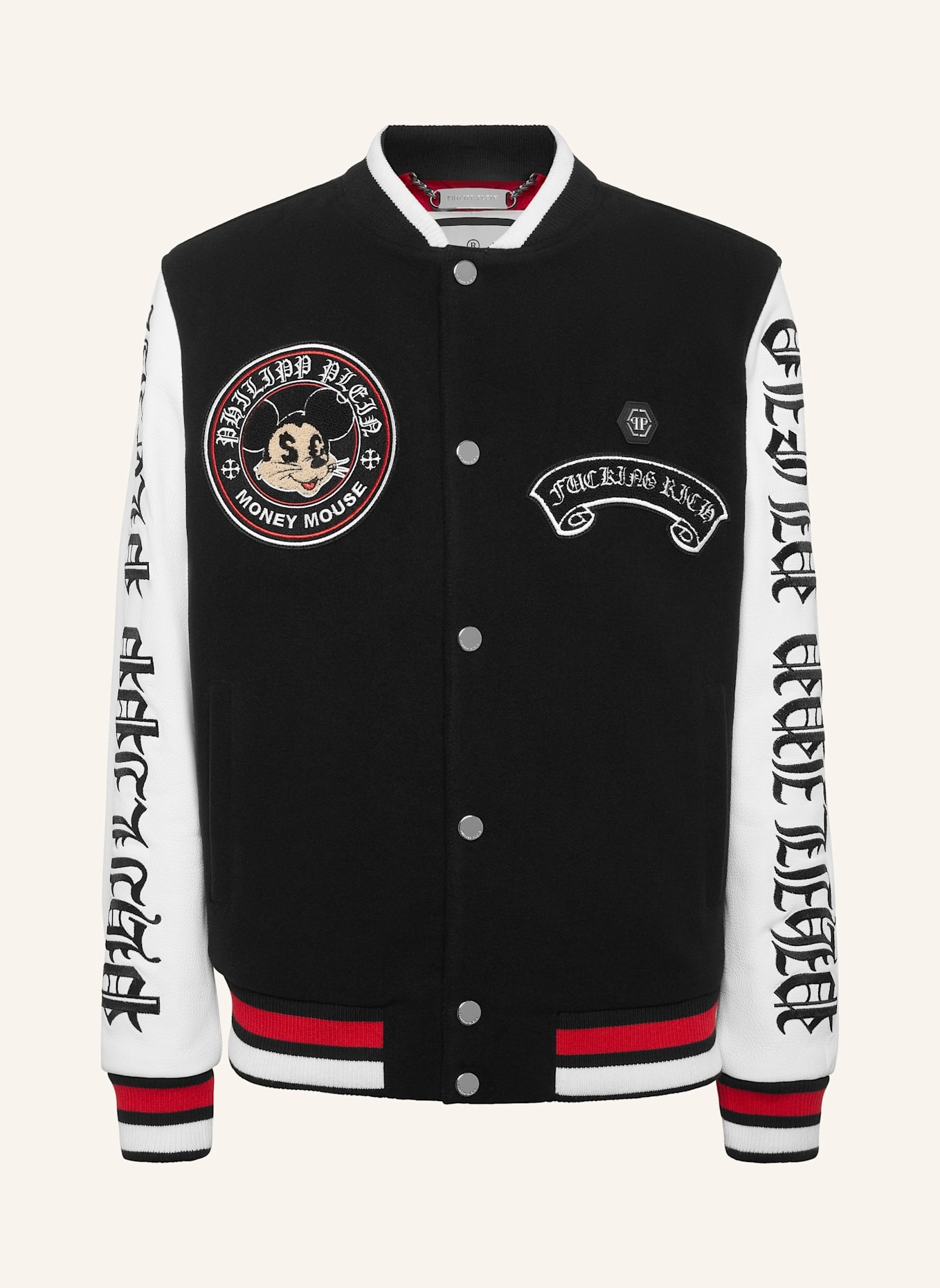 PHILIPP PLEIN Bomber: SCHWARZ