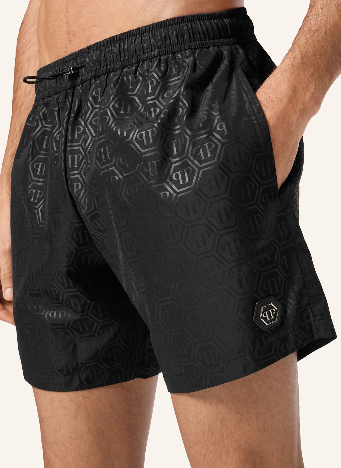 PHILIPP PLEIN Kurze Hosen: SCHWARZ