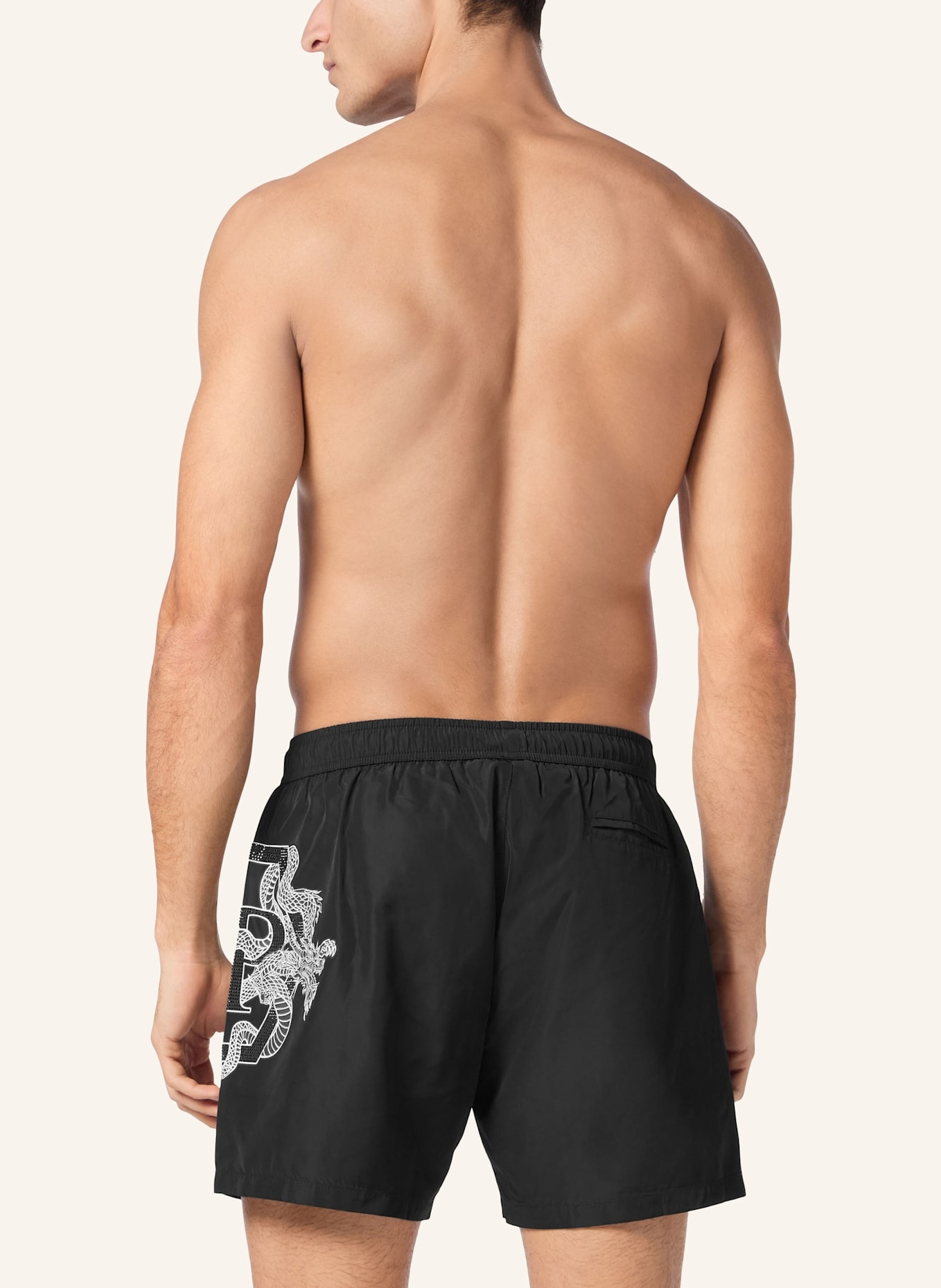 PHILIPP PLEIN Kurze Hosen DRAGON: SCHWARZ